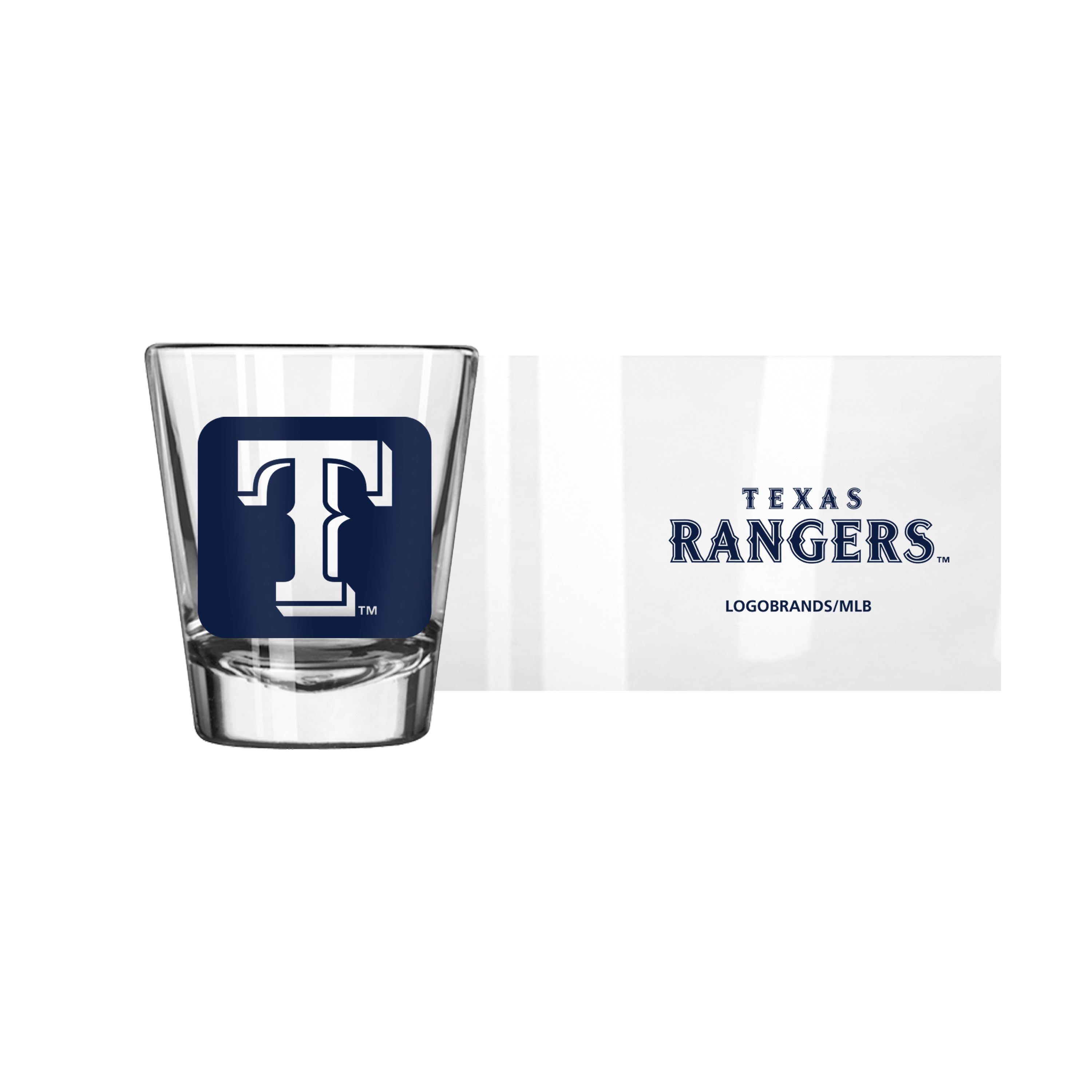 Texas Rangers 2oz Cube Shot Glass - Sports Gifts, Sports Memorabilia, Sports Collectibles, Fan Shop