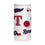 Texas Rangers 12oz Native Powdercoat SlimCan Coolie