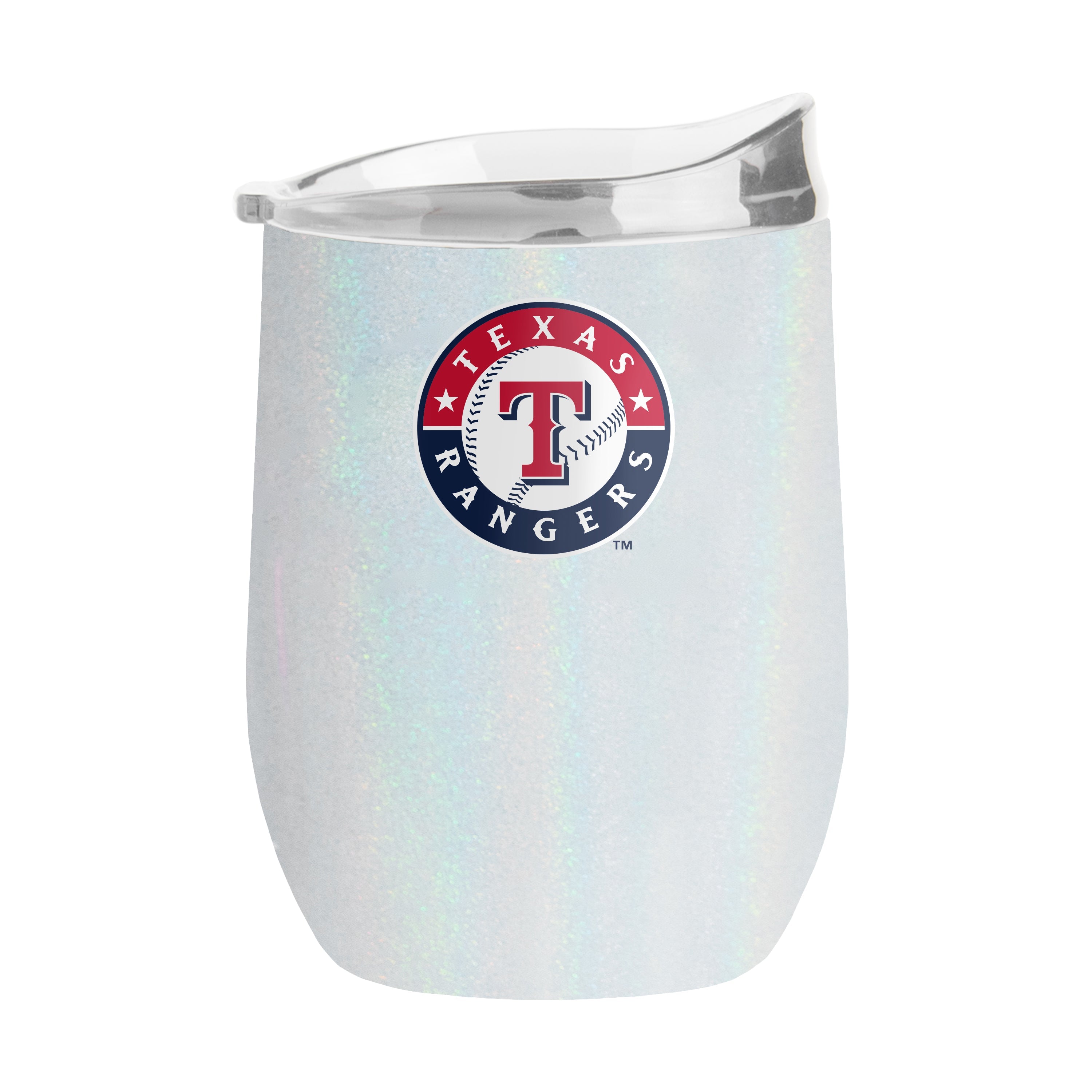 Texas Rangers 16oz Iridescent Curved Beverage - Sports Gifts, Sports Memorabilia, Sports Collectibles, Fan Shop