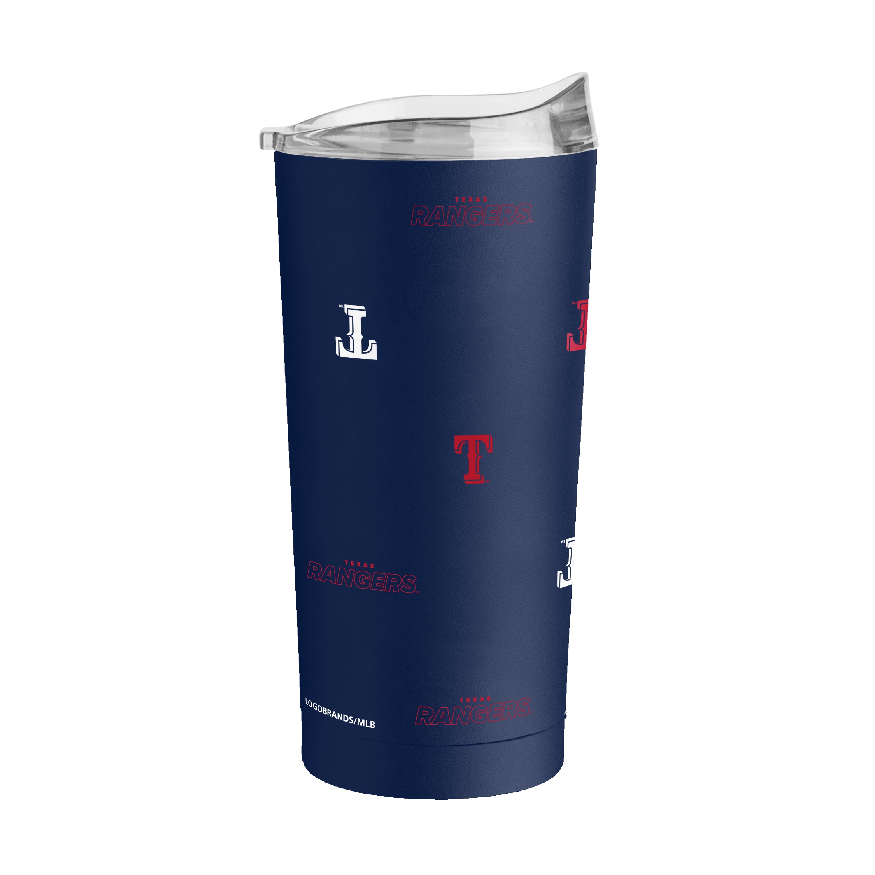 Texas Rangers 20oz Step And Repeat Powder Coat Tumbler - Sports Gifts, Sports Memorabilia, Sports Collectibles, Fan Shop