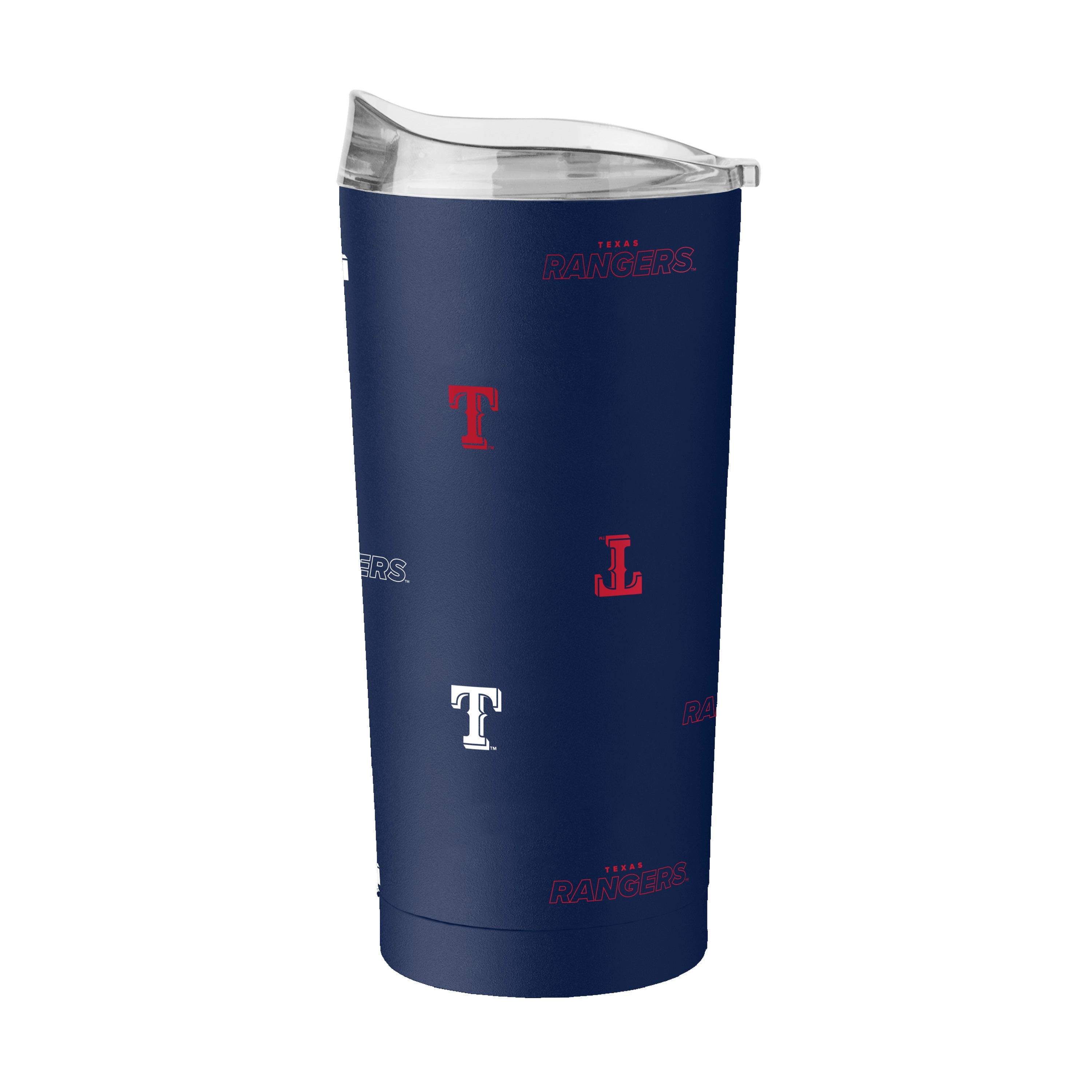 Texas Rangers 20oz Step And Repeat Powder Coat Tumbler