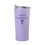 Texas Rangers 20oz Tonal Lavender Powder Coat Tumbler