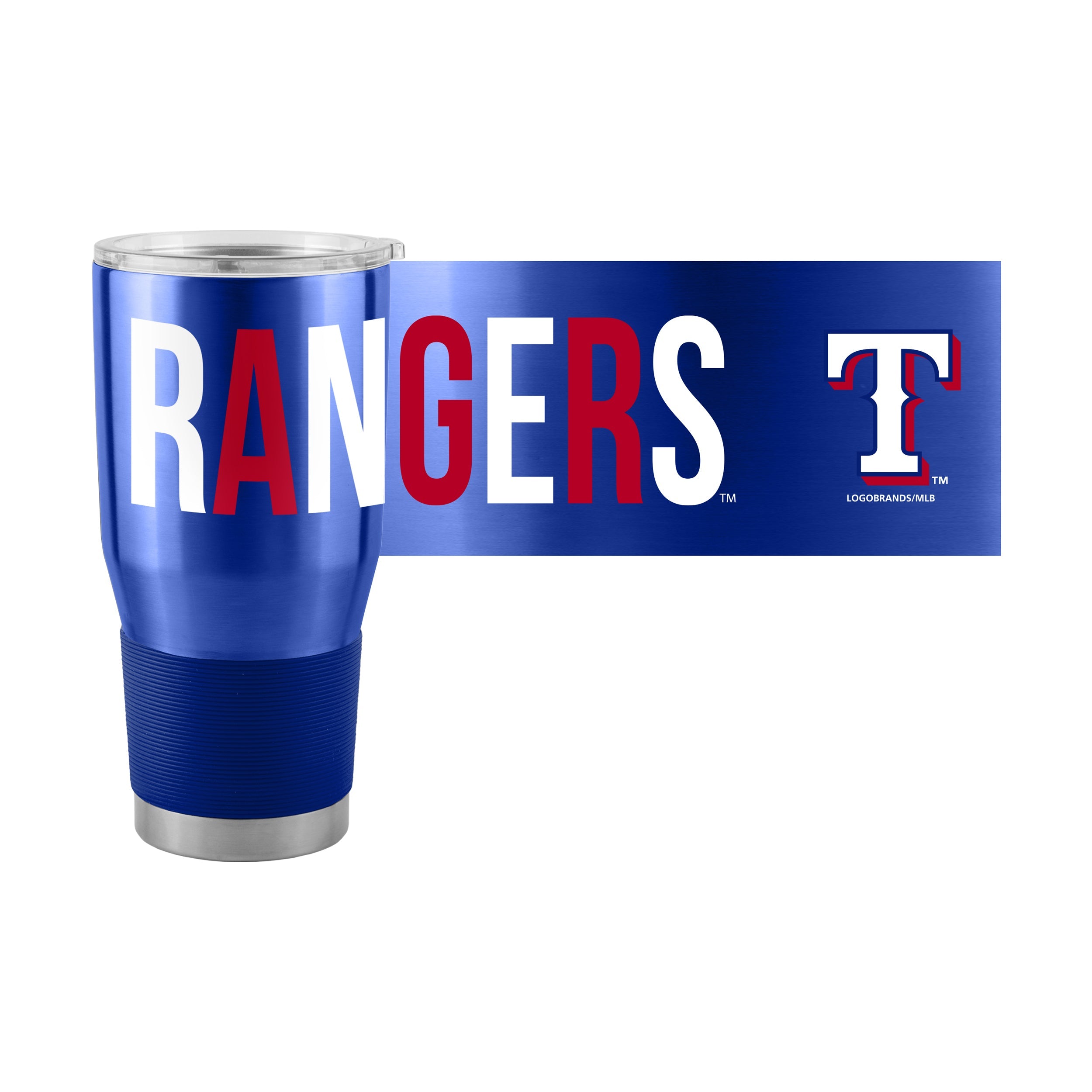 Texas Rangers 30oz Overtime Stainless Tumbler - Sports Gifts, Sports Memorabilia, Sports Collectibles, Fan Shop