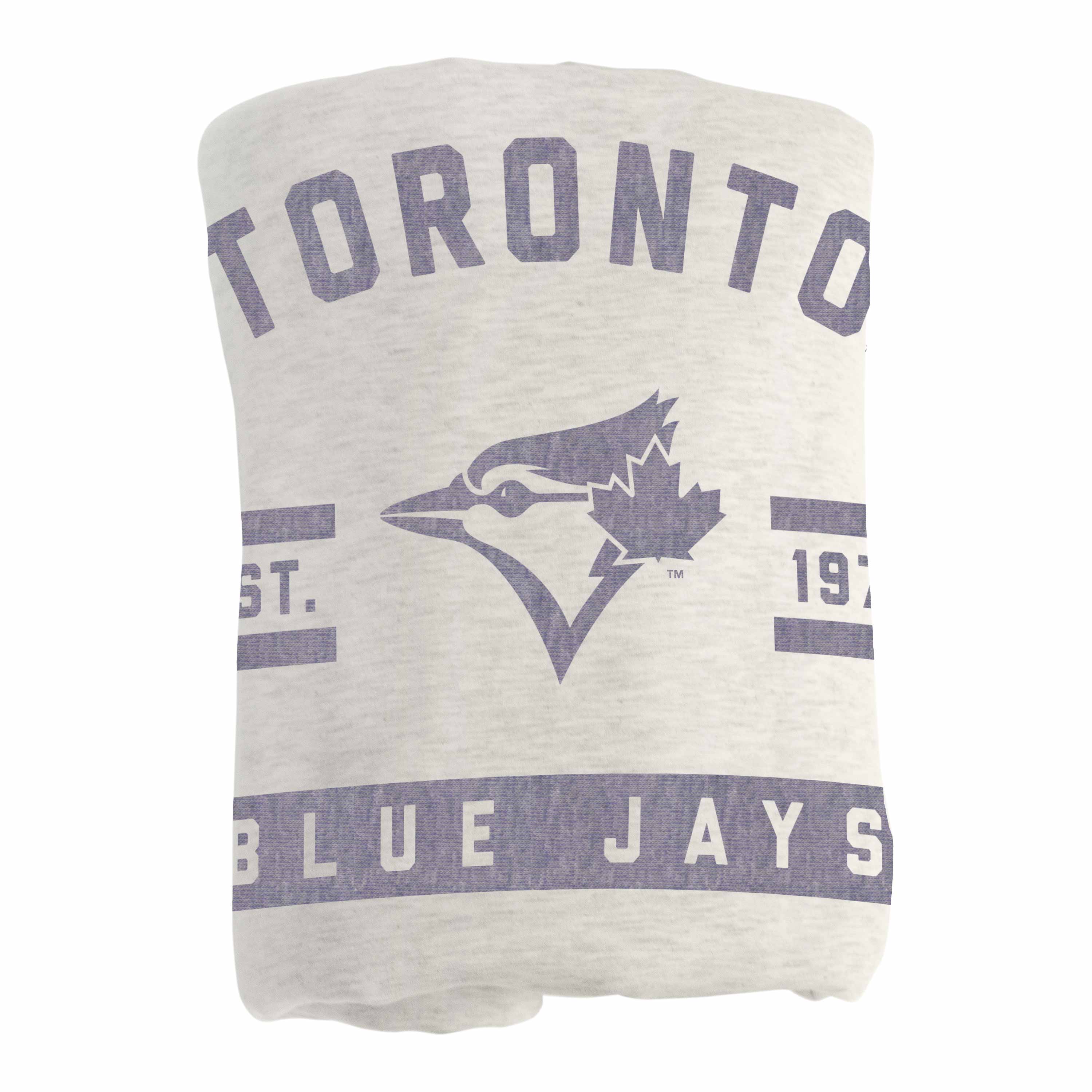 Toronto Blue Jays Oatmeal Sweatshirt Blanket - Sports Gifts, Sports Memorabilia, Sports Collectibles, Fan Shop