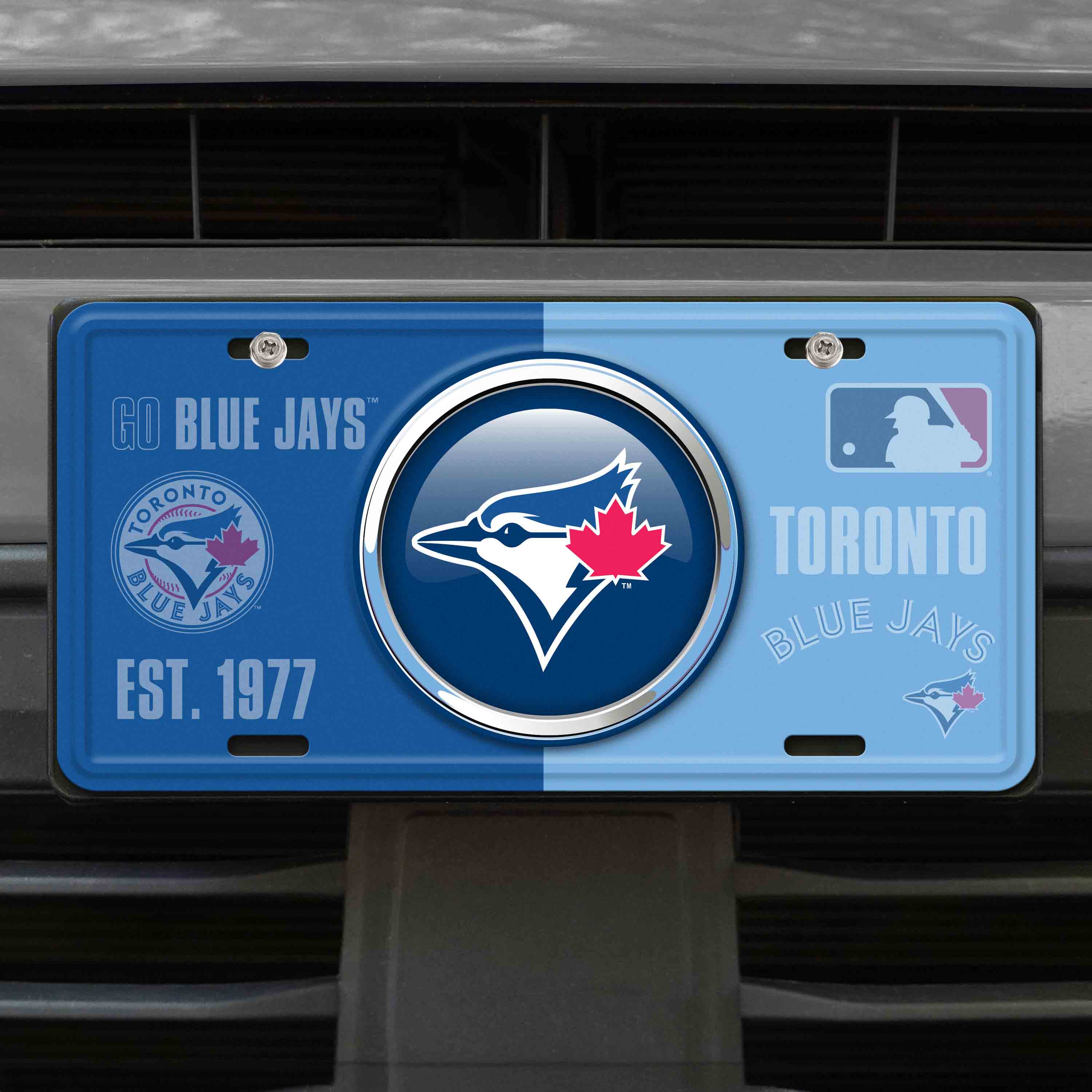 MLB - Toronto Blue Jays Embossed Metal License Plate - Sports Gifts, Sports Memorabilia, Sports Collectibles, Fan Shop