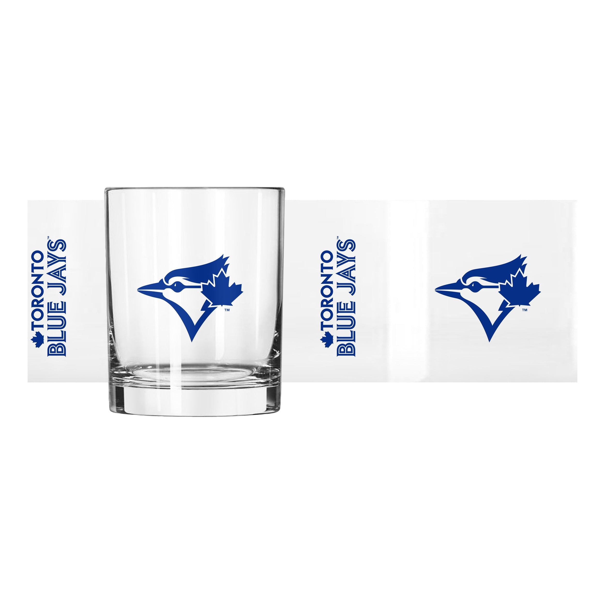 Toronto Blue Jays 14oz Gameday Rocks Glass - Sports Gifts, Sports Memorabilia, Sports Collectibles, Fan Shop