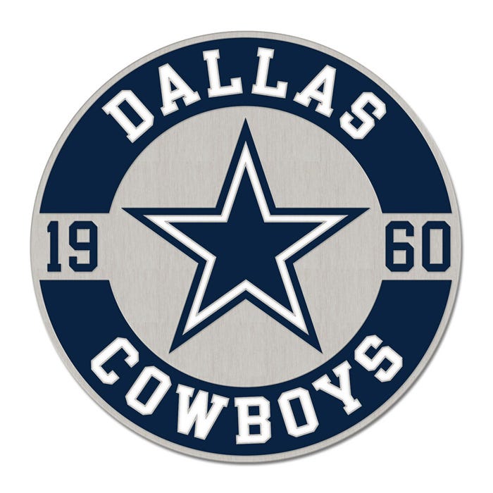 Dallas Cowboys Established Collector Enamel Pin Jewelry Card