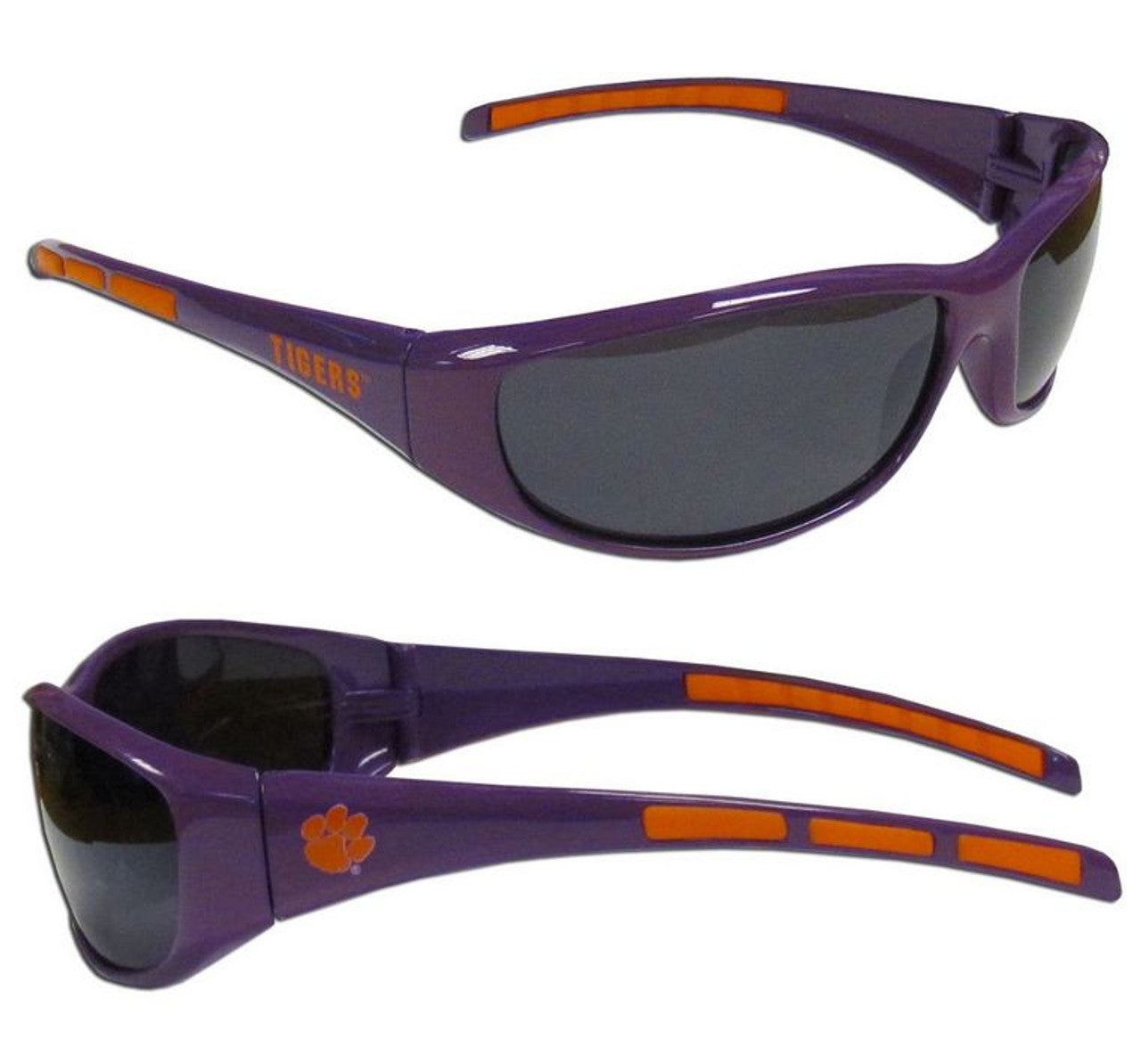Clemson Tigers Sunglasses Wrap Style - Special Order - Sports Collectibles, Sports Memorabilia, Sports Fan Shop, Sports Gifts