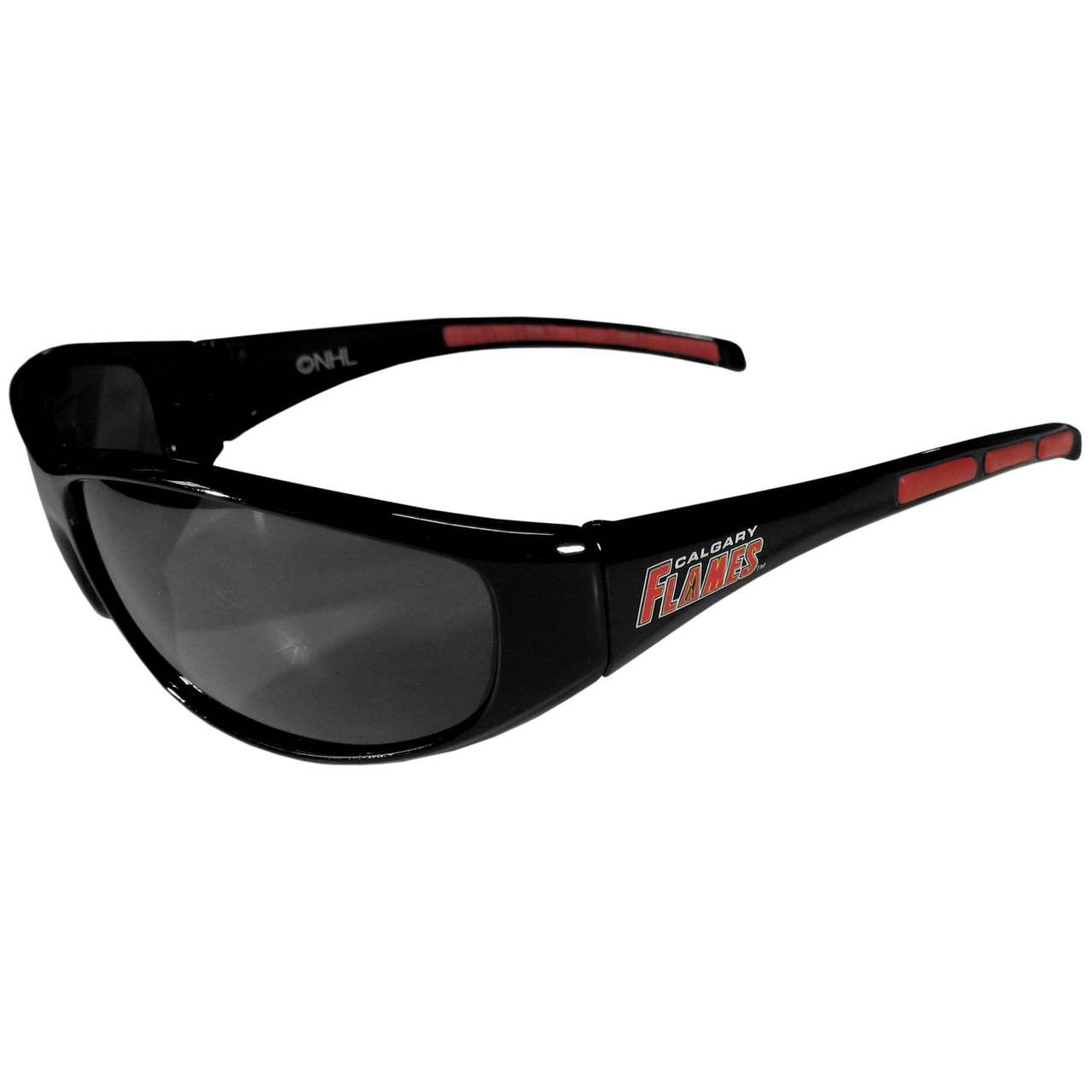 Calgary Flames Sunglasses Wrap Style - Special Order - Sports Collectibles, Sports Memorabilia, Sports Fan Shop, Sports Gifts