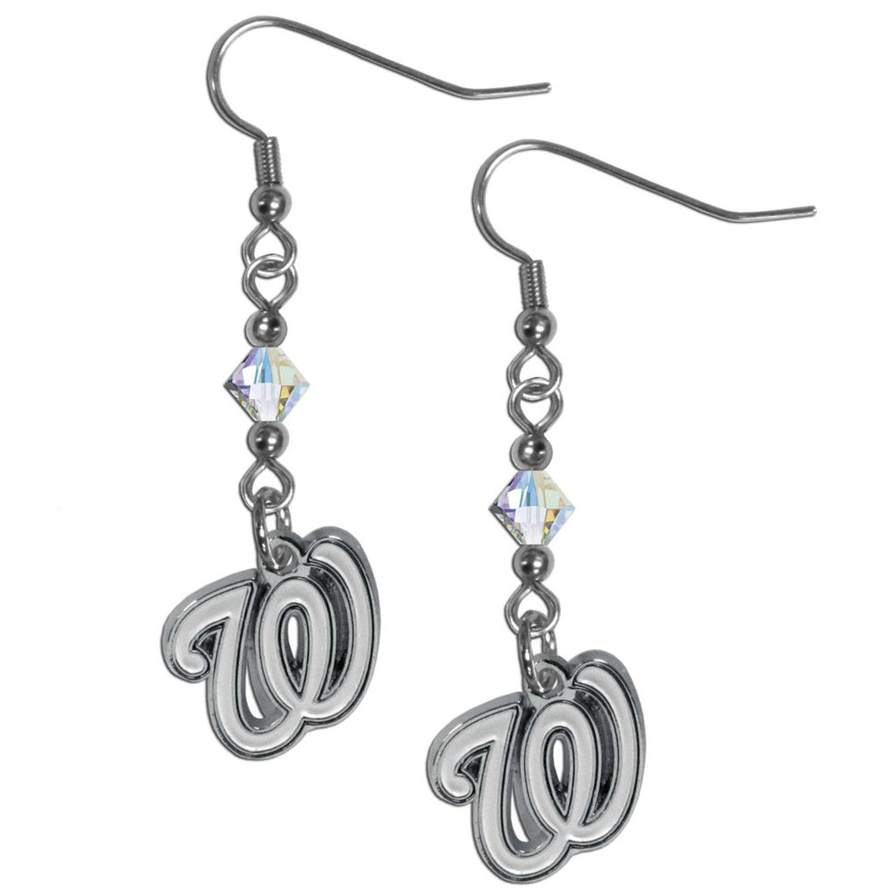 Washington Nationals Earrings Fish Hook Post Style CO - Sports Collectibles, Sports Memorabilia, Sports Fan Shop, Sports Gifts