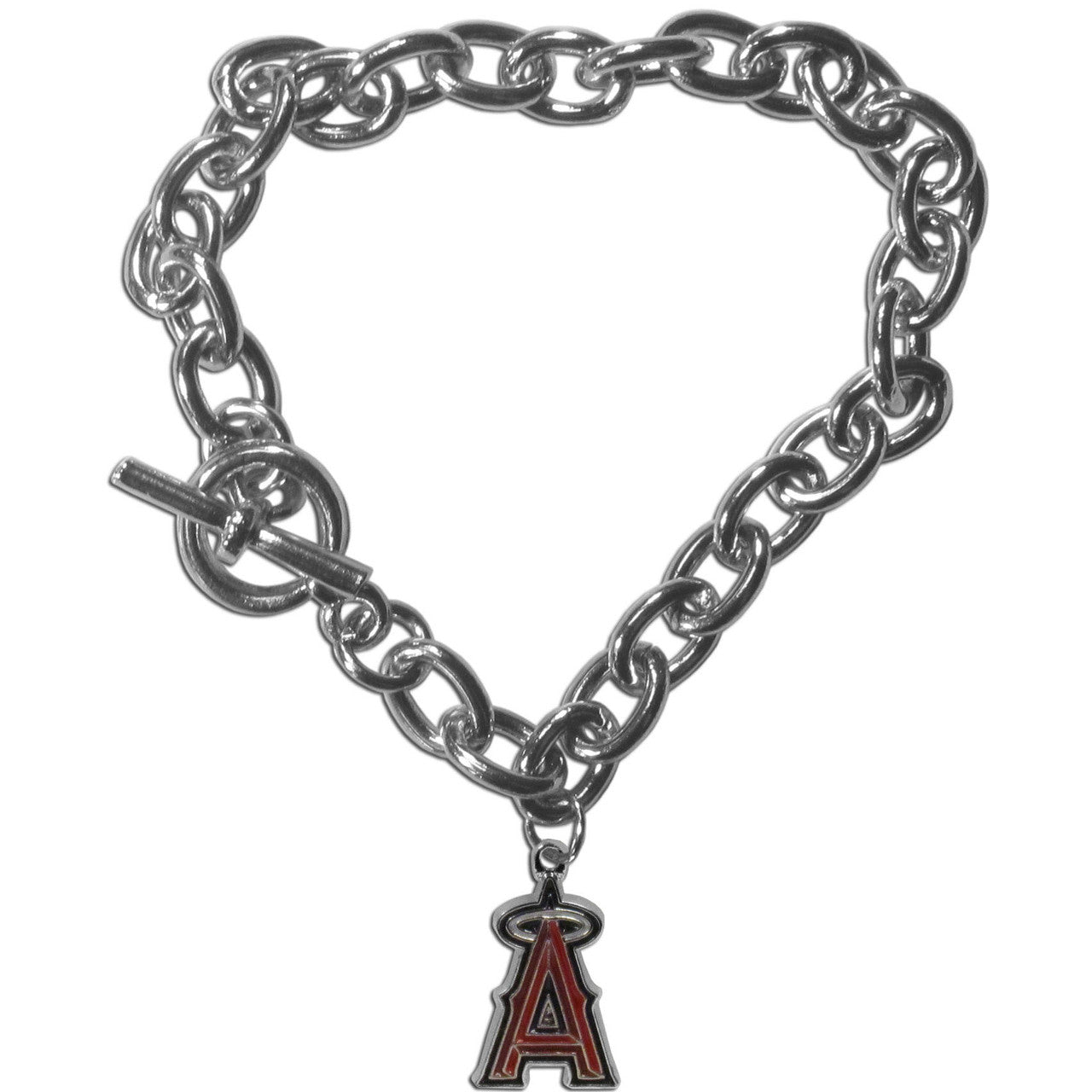Los Angeles Angels Bracelet Chain Link Style CO - Sports Collectibles, Sports Memorabilia, Sports Fan Shop, Sports Gifts