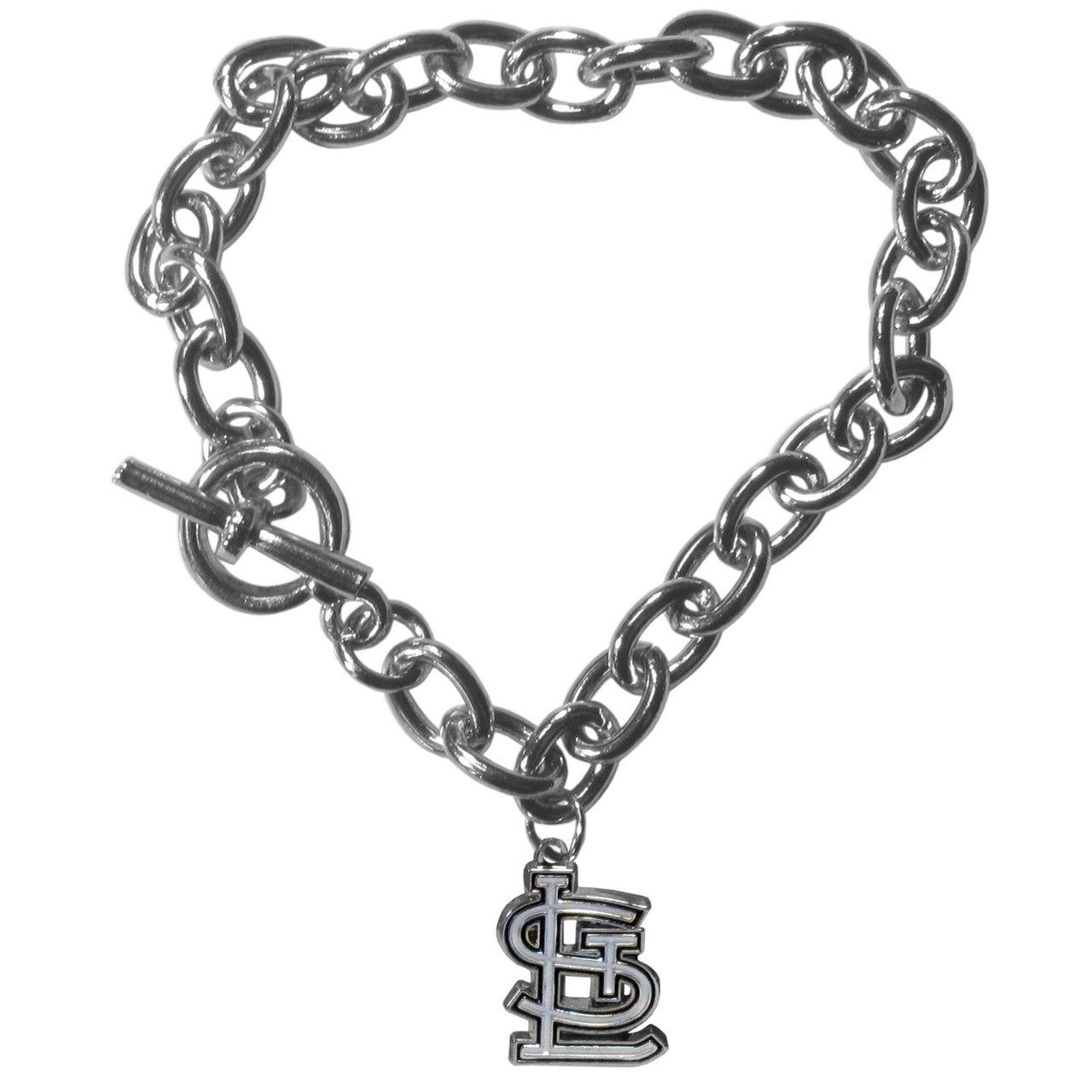St. Louis Cardinals Bracelet Chain Link Style CO - Sports Collectibles, Sports Memorabilia, Sports Fan Shop, Sports Gifts