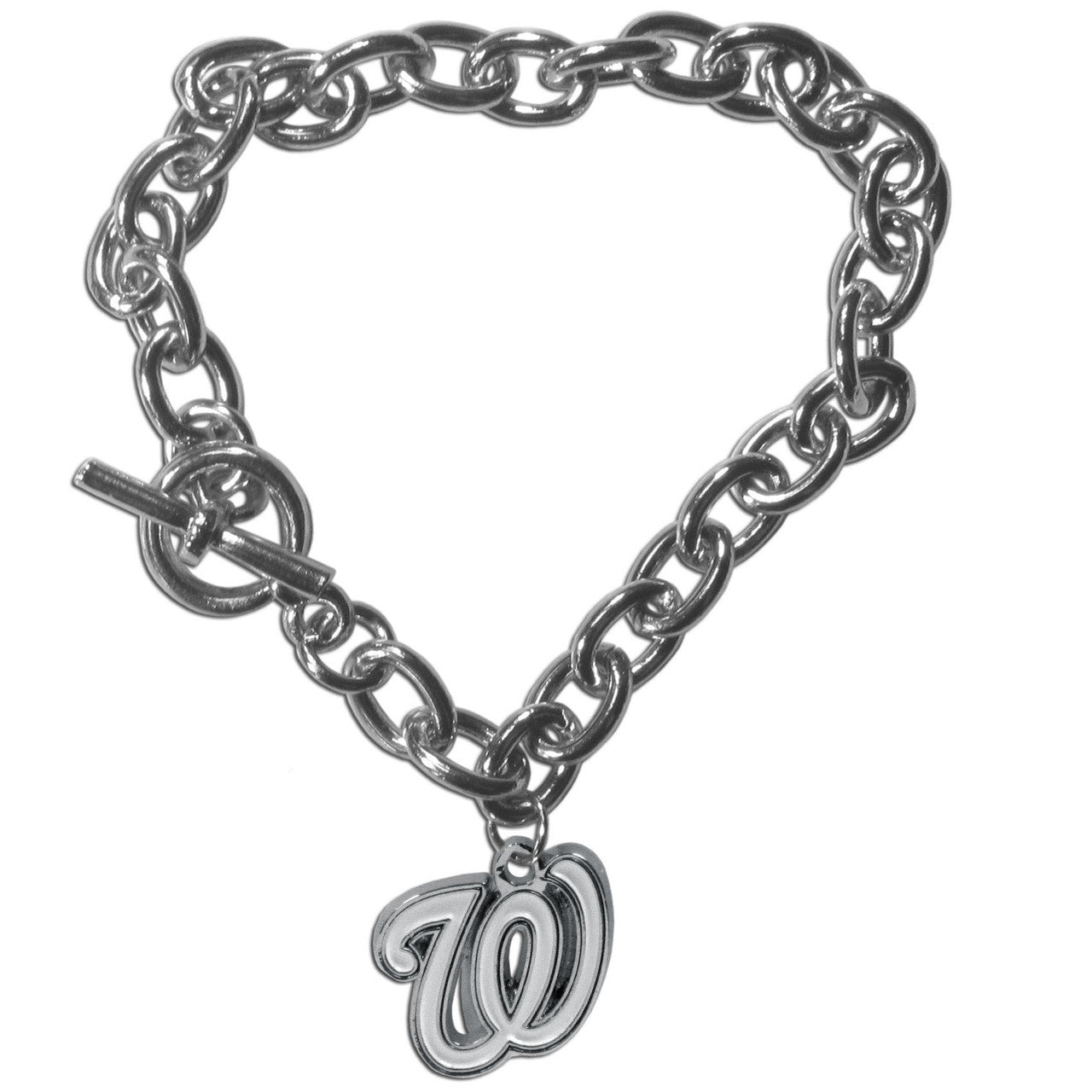 Washington Nationals Bracelet Chain Link Style CO - Sports Collectibles, Sports Memorabilia, Sports Fan Shop, Sports Gifts