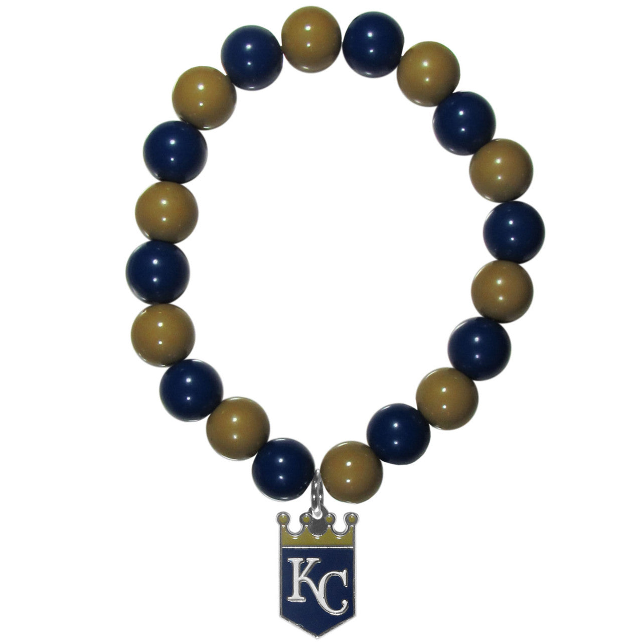 Kansas City Royals Bracelet Bead Style CO - Sports Collectibles, Sports Memorabilia, Sports Fan Shop, Sports Gifts