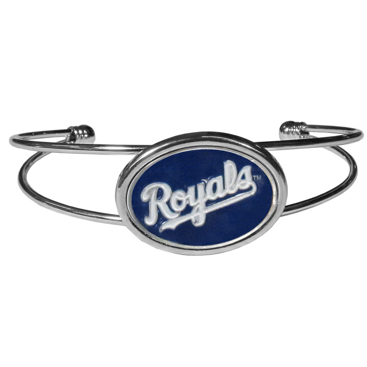 Kansas City Royals Bracelet Double Bar Cuff CO - Sports Collectibles, Sports Memorabilia, Sports Fan Shop, Sports Gifts
