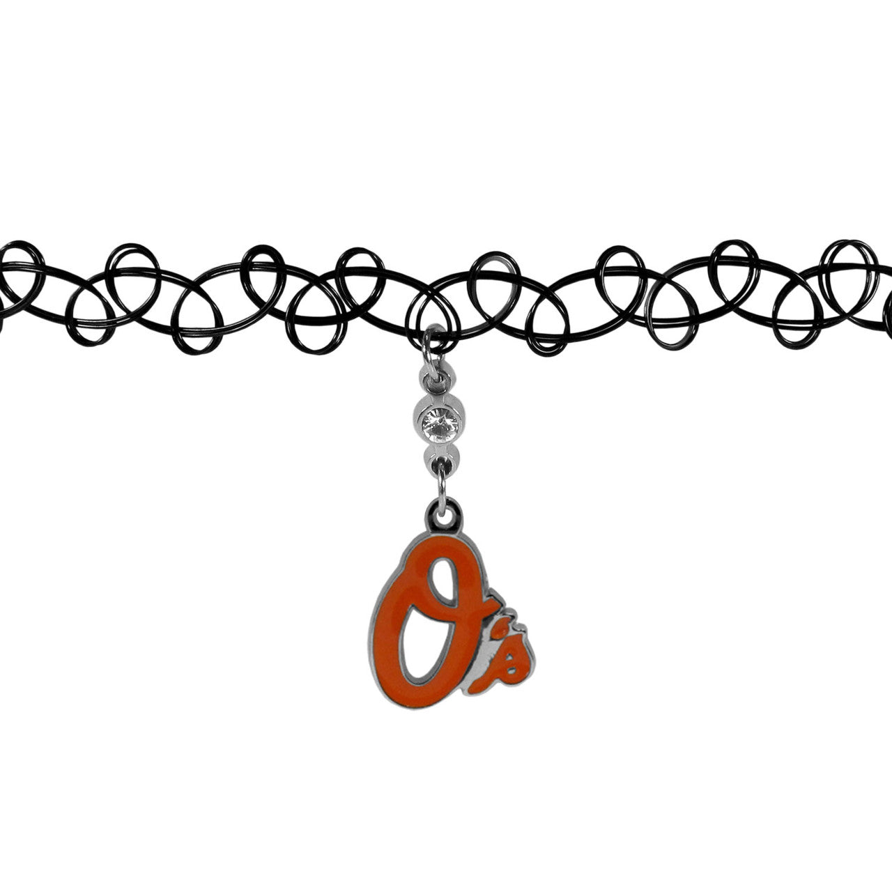 Baltimore Orioles Necklace Knotted Choker CO - Sports Collectibles, Sports Memorabilia, Sports Fan Shop, Sports Gifts