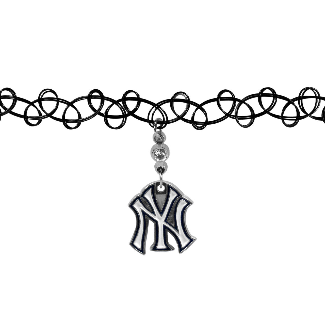 New York Yankees Necklace Knotted Choker CO - Sports Collectibles, Sports Memorabilia, Sports Fan Shop, Sports Gifts