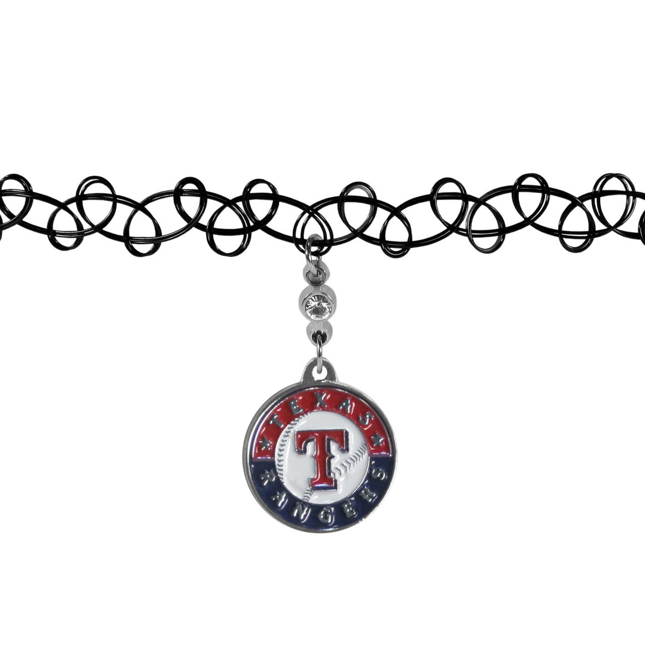 Texas Rangers Necklace Knotted Choker CO - Sports Collectibles, Sports Memorabilia, Sports Fan Shop, Sports Gifts