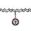 Texas Rangers Necklace Knotted Choker CO - Sports Collectibles, Sports Memorabilia, Sports Fan Shop, Sports Gifts