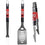 Cincinnati Reds Utensil Set Grilling BBQ Stainless Steel 3 Piece CO - Sports Collectibles, Sports Memorabilia, Sports Fan Shop, Sports Gifts