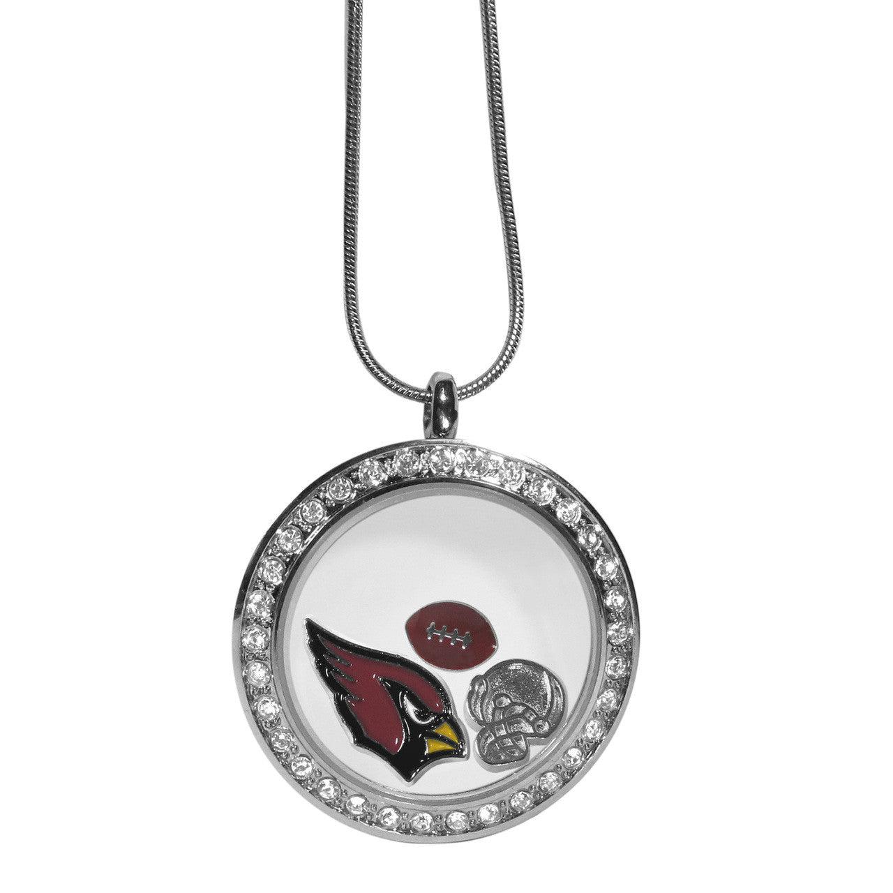 Arizona Cardinals Necklace Locket - Sports Collectibles, Sports Memorabilia, Sports Fan Shop, Sports Gifts