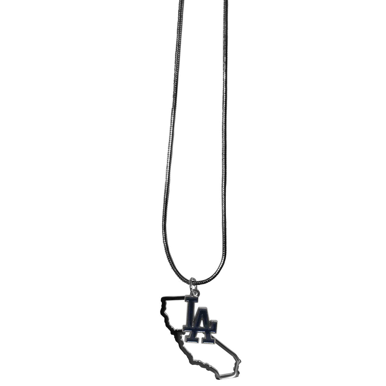 Los Angeles Dodgers Necklace Chain with State Shape Charm CO - Sports Collectibles, Sports Memorabilia, Sports Fan Shop, Sports Gifts