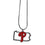 Philadelphia Phillies Necklace Chain with State Shape Charm CO - Sports Collectibles, Sports Memorabilia, Sports Fan Shop, Sports Gifts