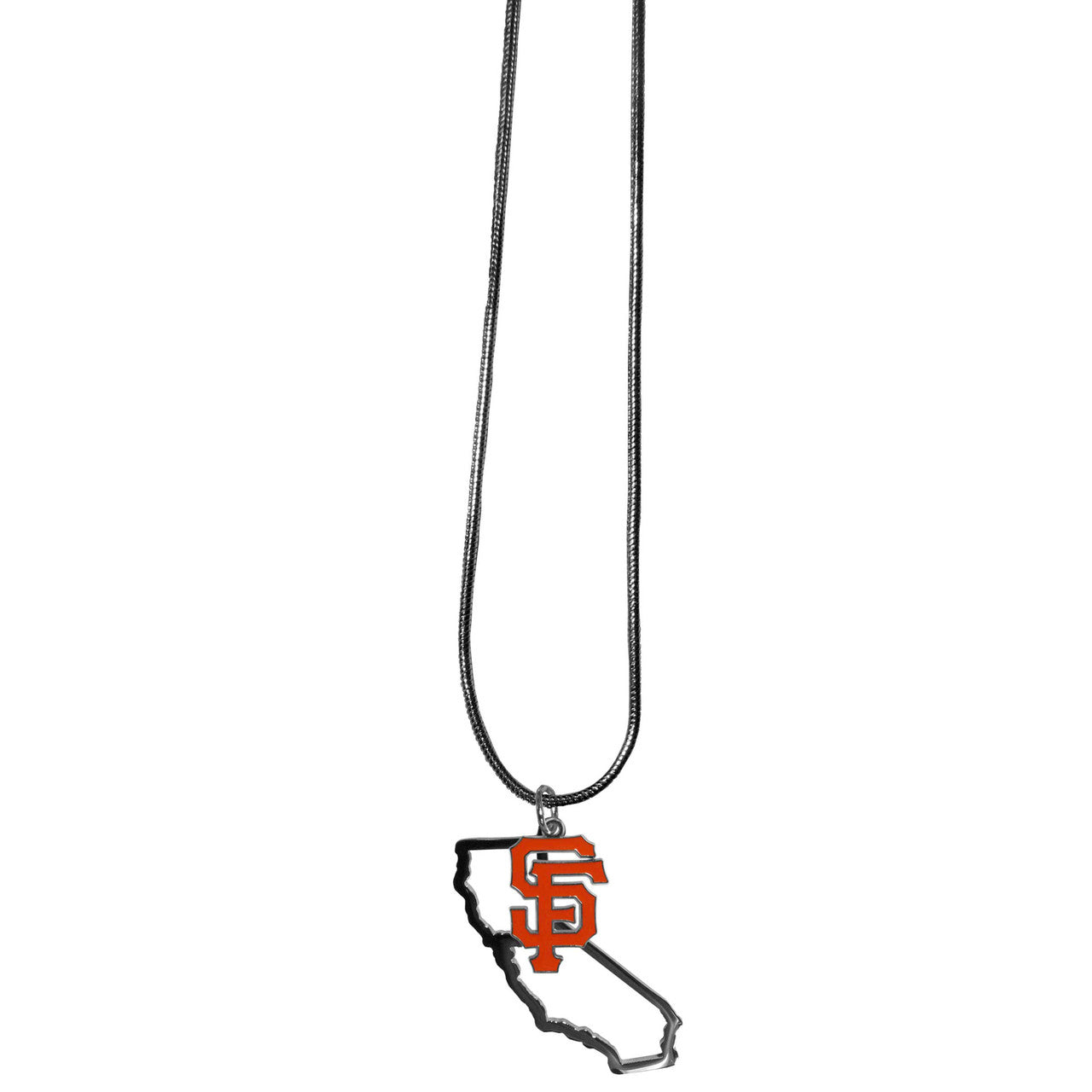 San Francisco Giants Necklace Chain with State Shape Charm CO - Sports Collectibles, Sports Memorabilia, Sports Fan Shop, Sports Gifts