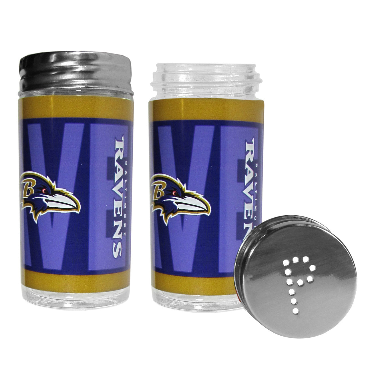 Baltimore Ravens Salt and Pepper Shakers Tailgater - Sports Collectibles, Sports Memorabilia, Sports Fan Shop, Sports Gifts