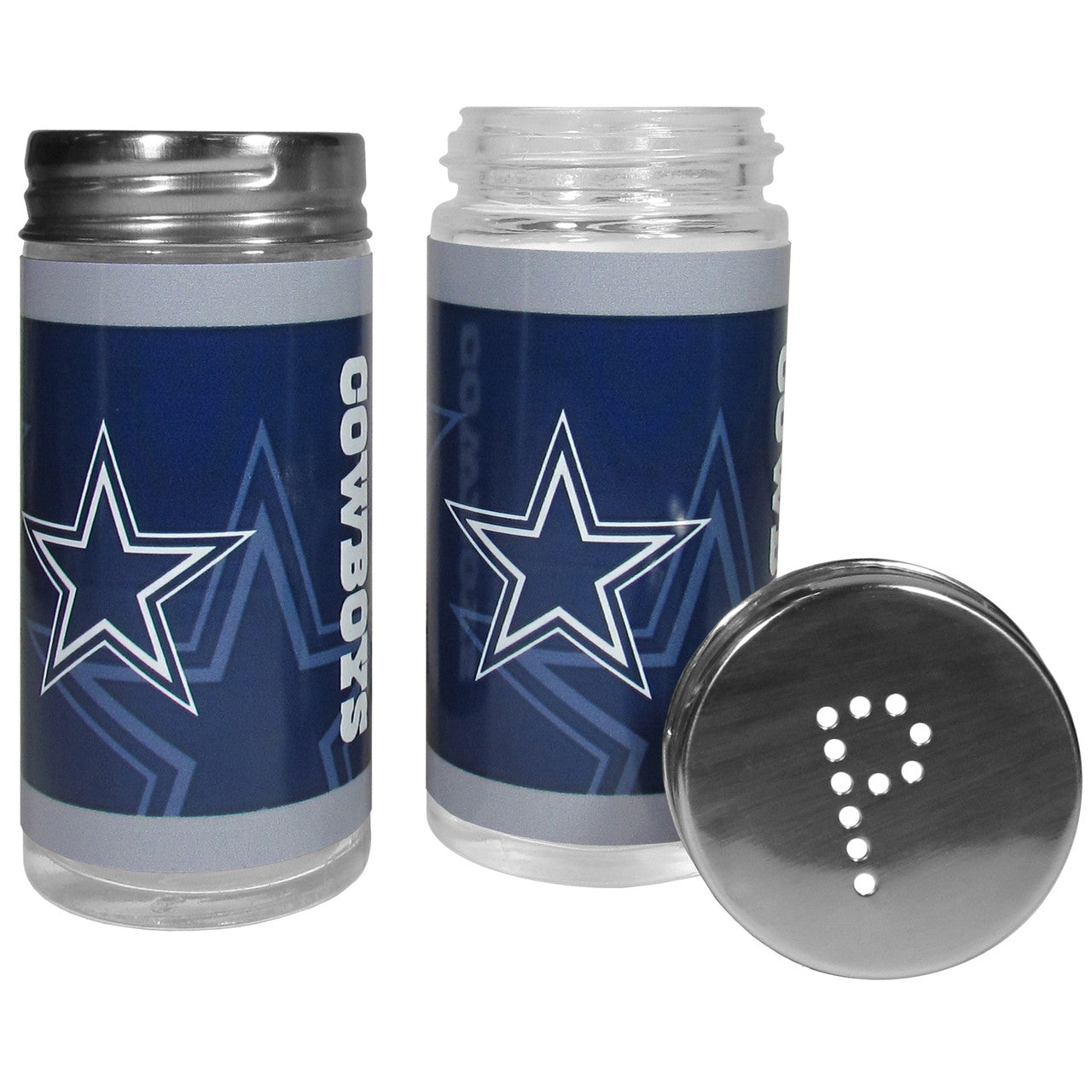 Dallas Cowboys Salt and Pepper Shakers Tailgater - Sports Collectibles, Sports Memorabilia, Sports Fan Shop, Sports Gifts