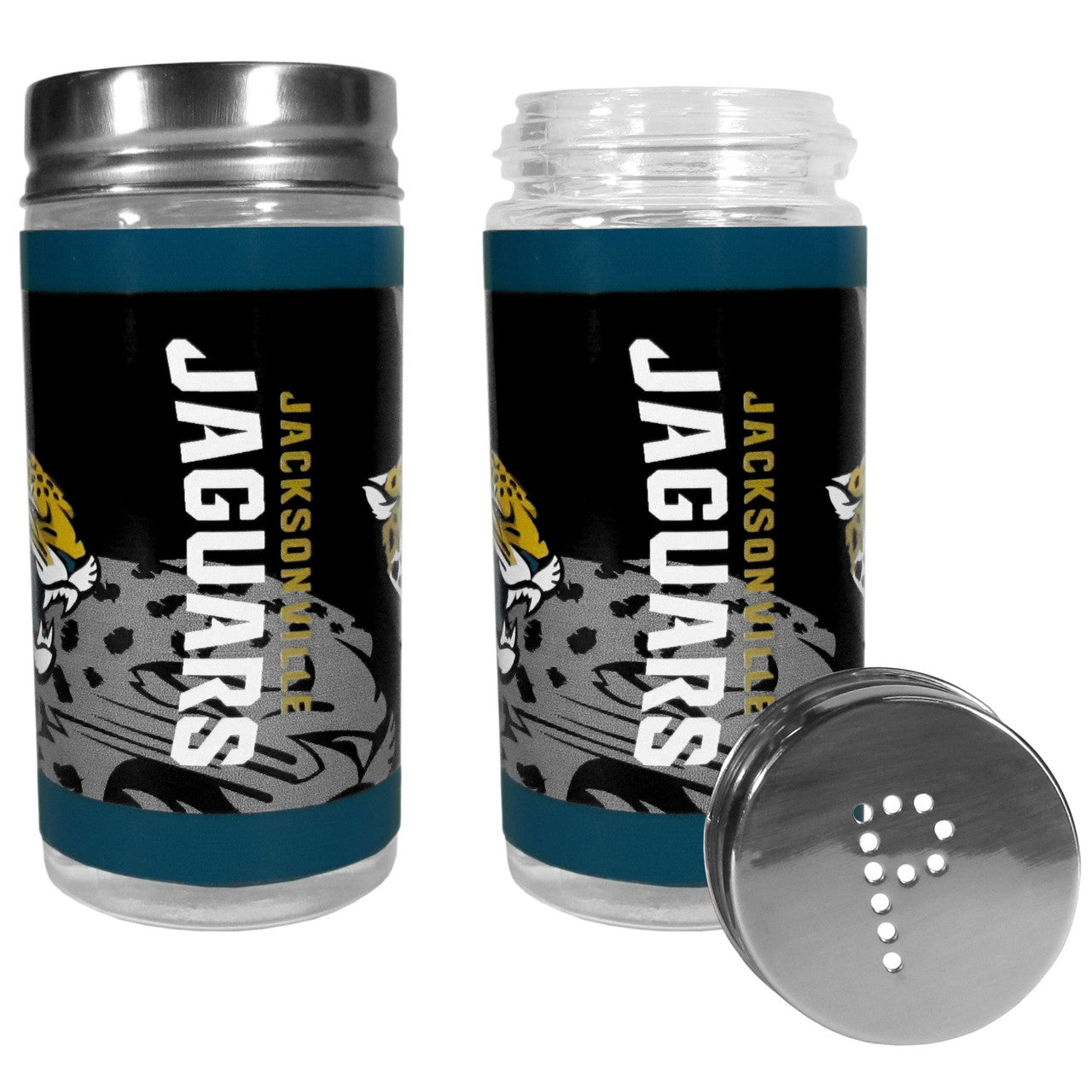 Jacksonville Jaguars Salt and Pepper Shakers Tailgater - Sports Collectibles, Sports Memorabilia, Sports Fan Shop, Sports Gifts