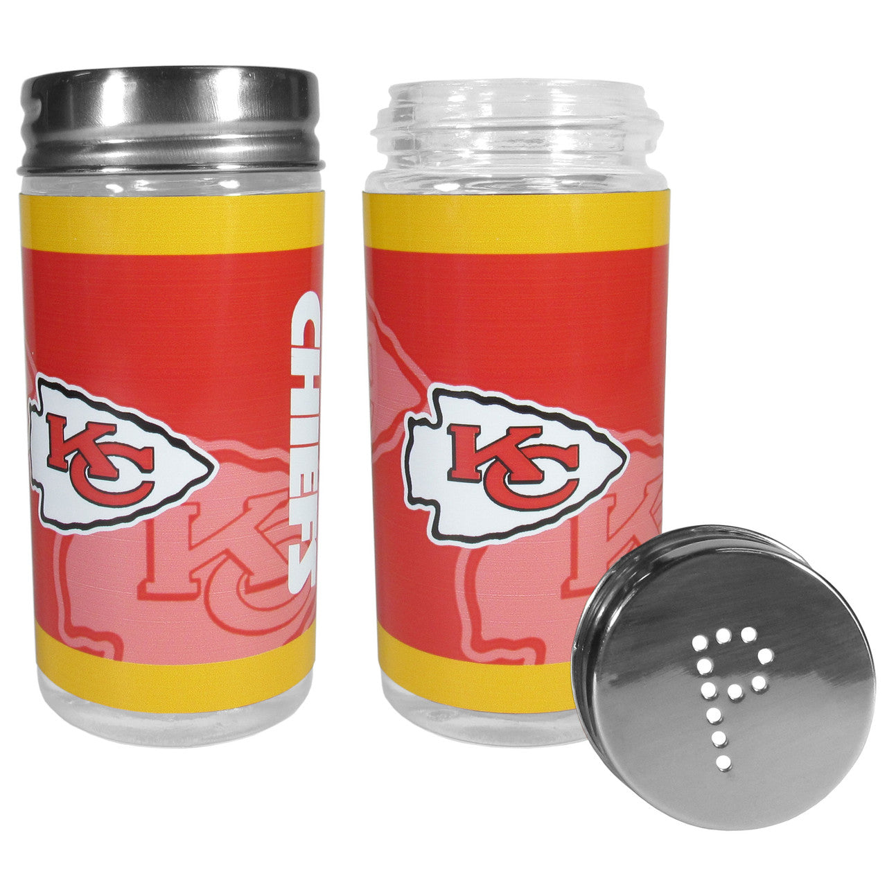 Kansas City Chiefs Salt and Pepper Shakers Tailgater - Sports Collectibles, Sports Memorabilia, Sports Fan Shop, Sports Gifts