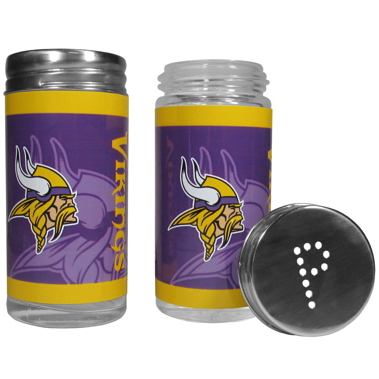 Minnesota Vikings Salt and Pepper Shakers Tailgater - Sports Collectibles, Sports Memorabilia, Sports Fan Shop, Sports Gifts