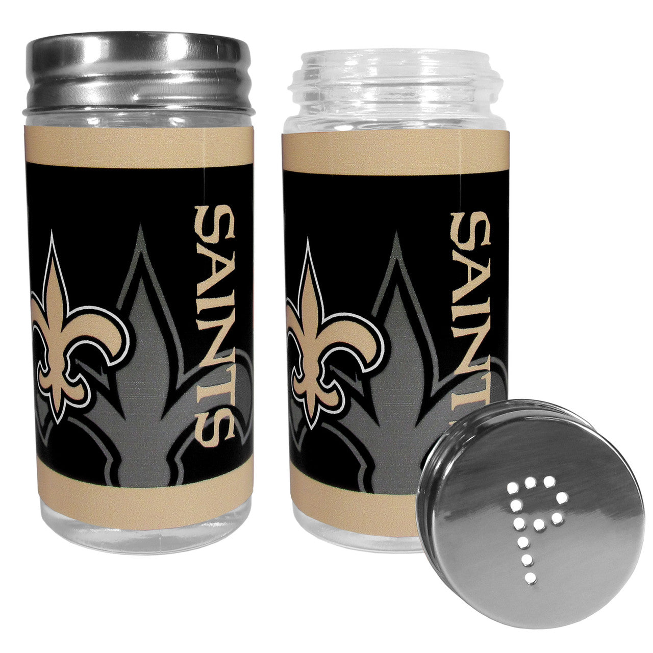 New Orleans Saints Salt and Pepper Shakers Tailgater - Sports Collectibles, Sports Memorabilia, Sports Fan Shop, Sports Gifts