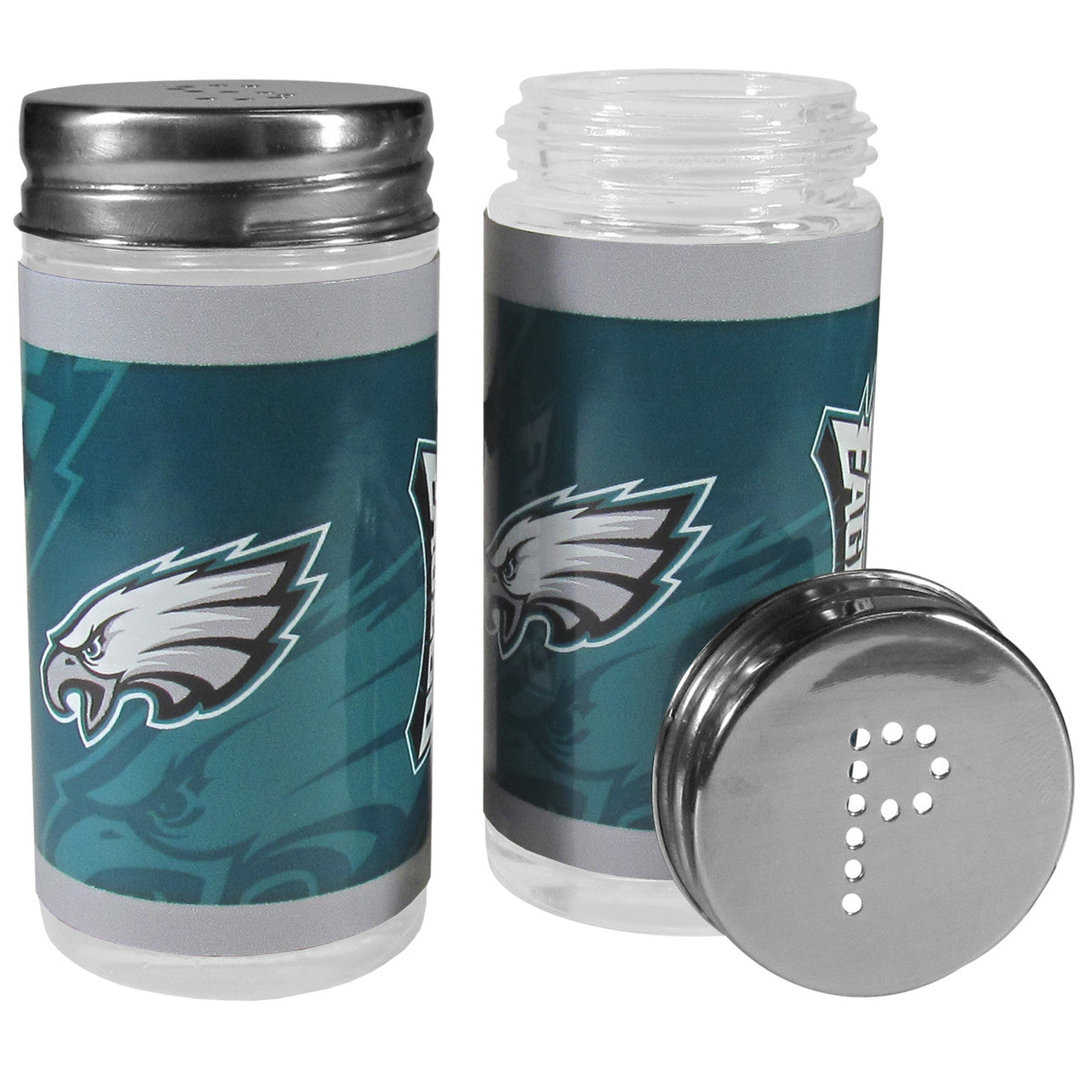 Philadelphia Eagles Salt and Pepper Shakers Tailgater - Sports Collectibles, Sports Memorabilia, Sports Fan Shop, Sports Gifts