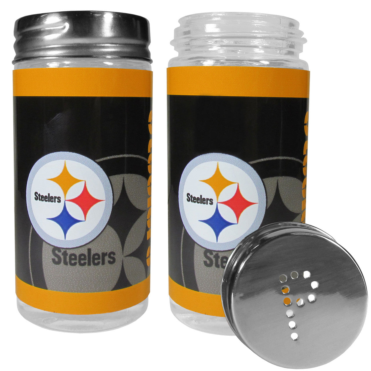 Pittsburgh Steelers Salt and Pepper Shakers Tailgater - Sports Collectibles, Sports Memorabilia, Sports Fan Shop, Sports Gifts