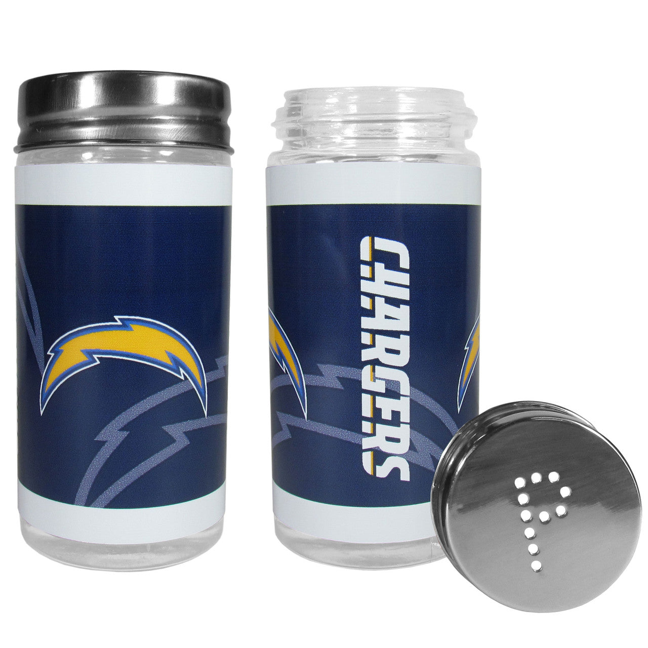 Los Angeles Chargers Salt and Pepper Shakers Tailgater - Sports Collectibles, Sports Memorabilia, Sports Fan Shop, Sports Gifts