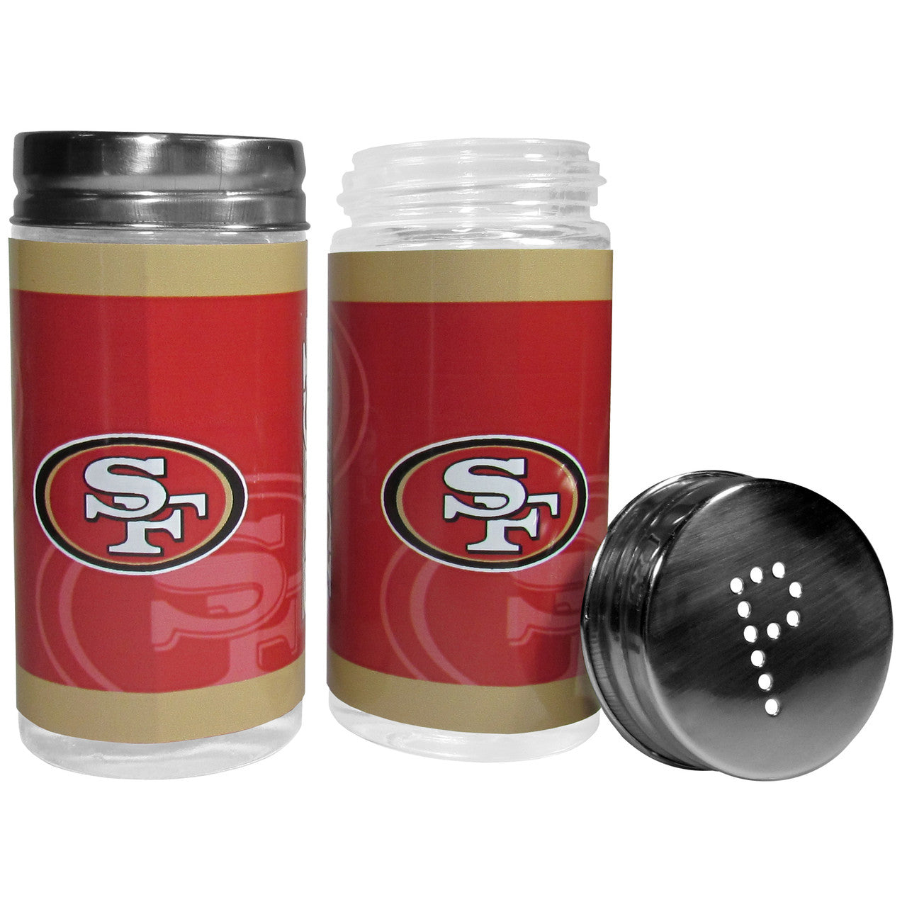 San Francisco 49ers Salt and Pepper Shakers Tailgater - Sports Collectibles, Sports Memorabilia, Sports Fan Shop, Sports Gifts