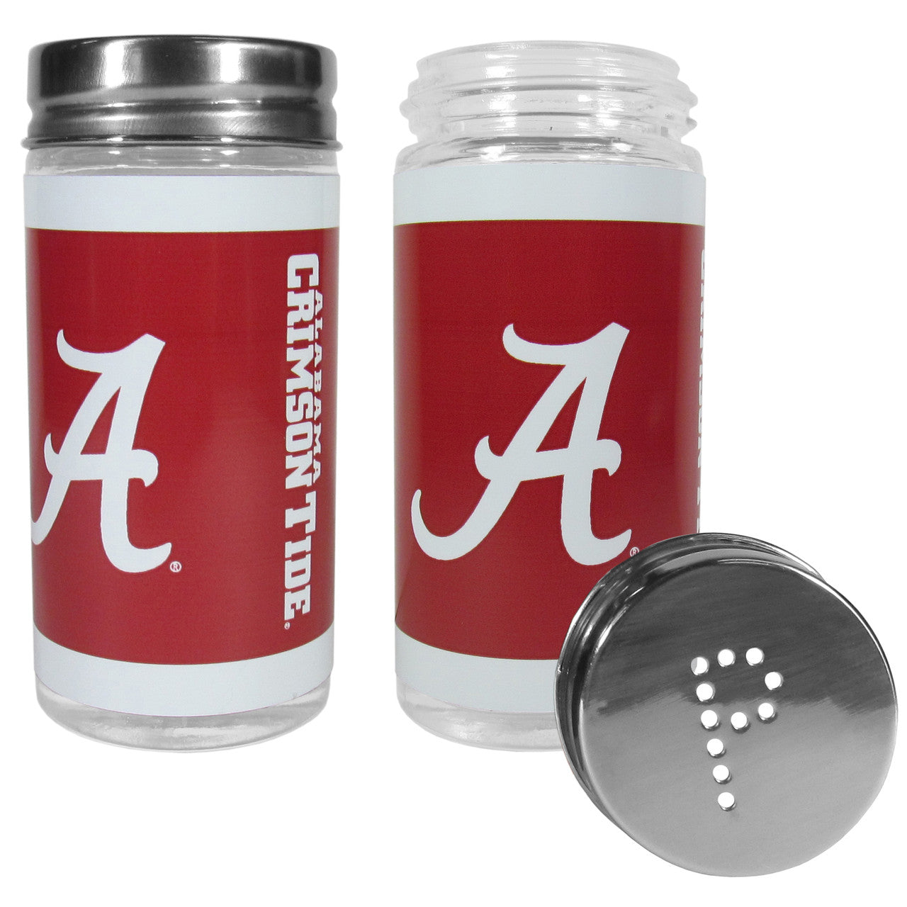 Alabama Crimson Tide Salt and Pepper Shakers Tailgater - Sports Collectibles, Sports Memorabilia, Sports Fan Shop, Sports Gifts