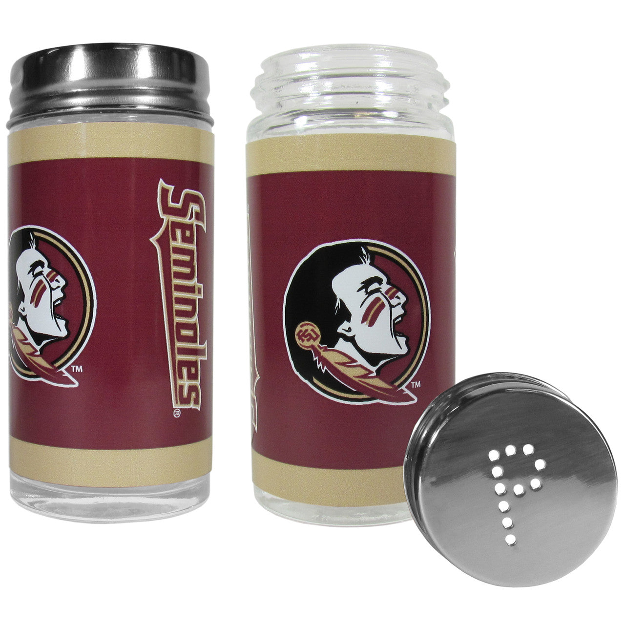 Florida State Seminoles Salt and Pepper Shakers Tailgater - Sports Collectibles, Sports Memorabilia, Sports Fan Shop, Sports Gifts