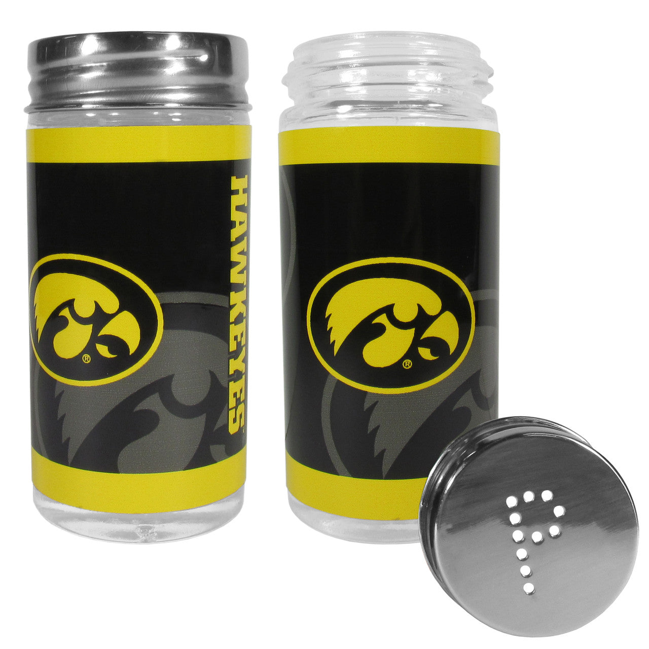 Iowa Hawkeyes Salt and Pepper Shakers Tailgater - Sports Collectibles, Sports Memorabilia, Sports Fan Shop, Sports Gifts