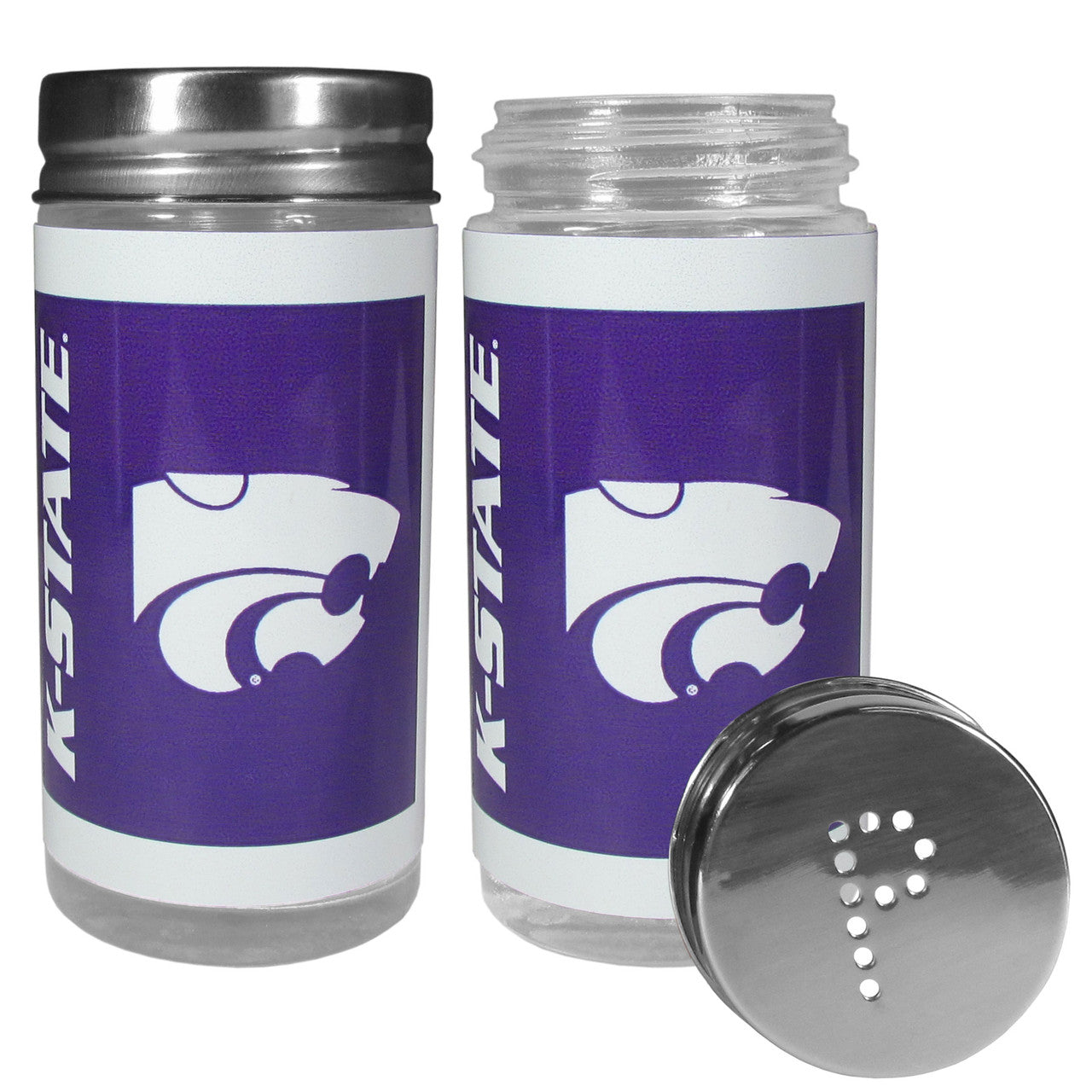 Kansas State Wildcats Salt and Pepper Shakers Tailgater - Sports Collectibles, Sports Memorabilia, Sports Fan Shop, Sports Gifts