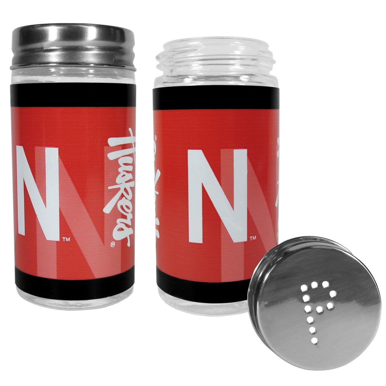 Nebraska Cornhuskers Salt and Pepper Shakers Tailgater - Sports Collectibles, Sports Memorabilia, Sports Fan Shop, Sports Gifts