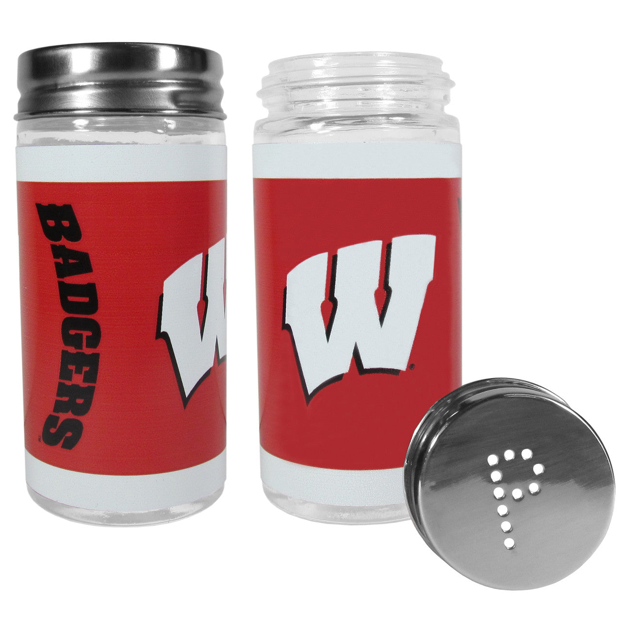 Wisconsin Badgers Salt and Pepper Shakers Tailgater - Sports Collectibles, Sports Memorabilia, Sports Fan Shop, Sports Gifts