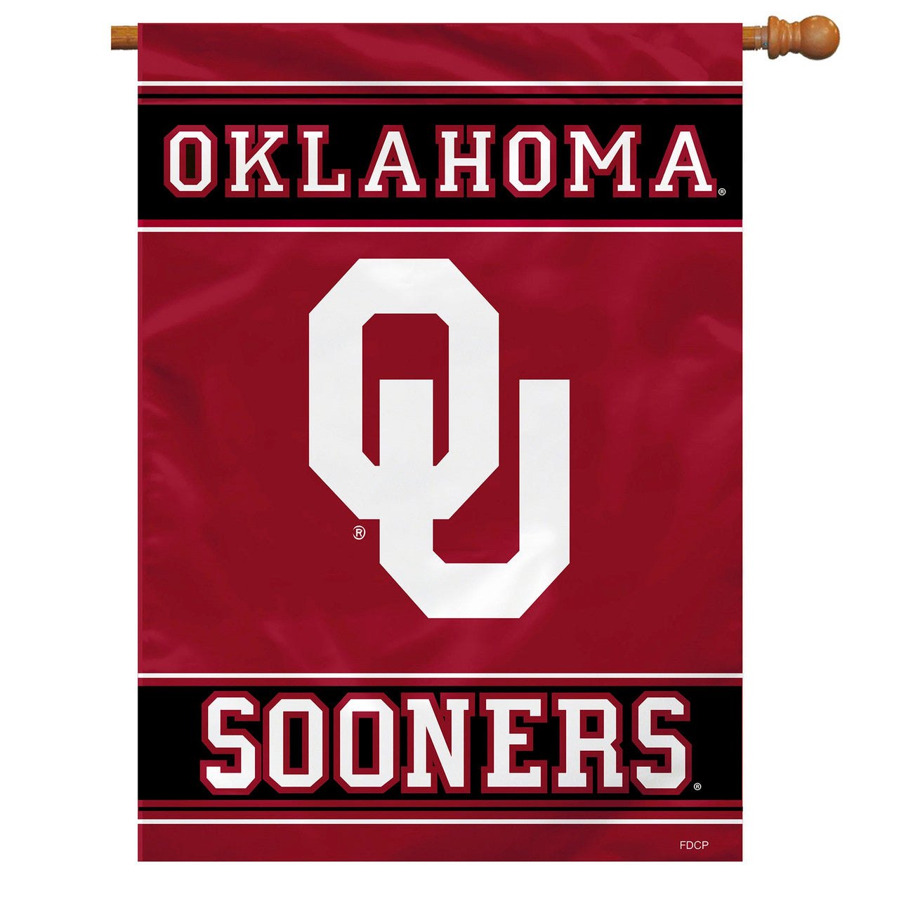 Oklahoma Sooners Banner 28x40 House Flag Style 2 Sided CO - Sports Collectibles, Sports Memorabilia, Sports Fan Shop, Sports Gifts