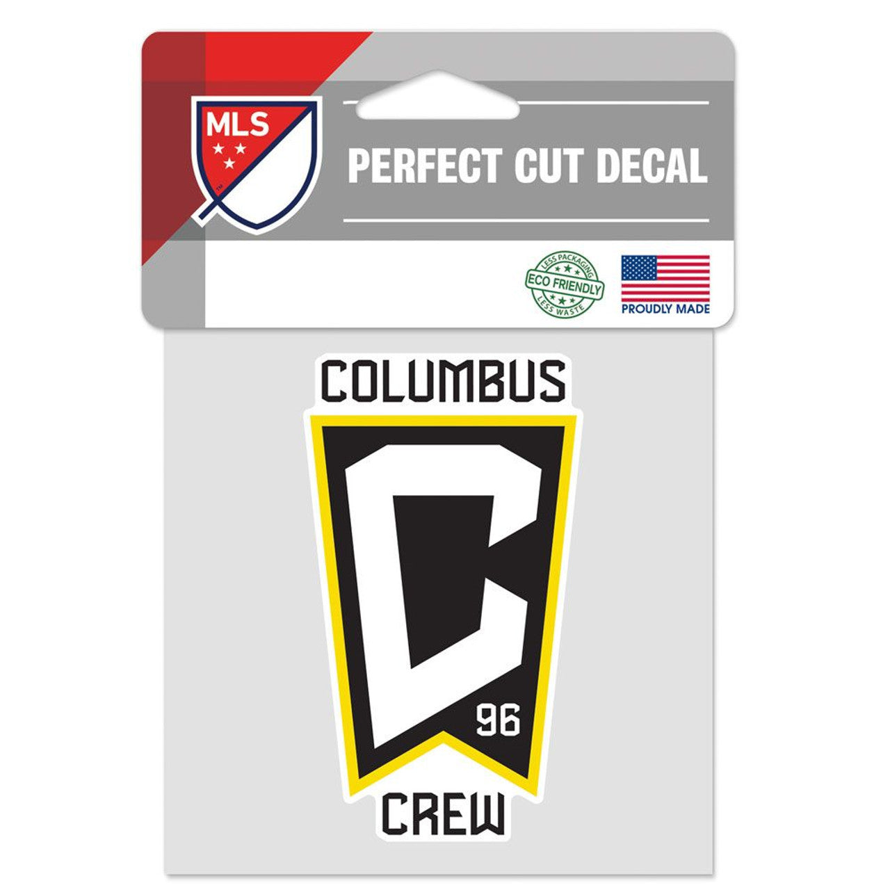 Columbus Crew Decal 4x4 Perfect Cut Color - Sports Collectibles, Sports Memorabilia, Sports Fan Shop, Sports Gifts