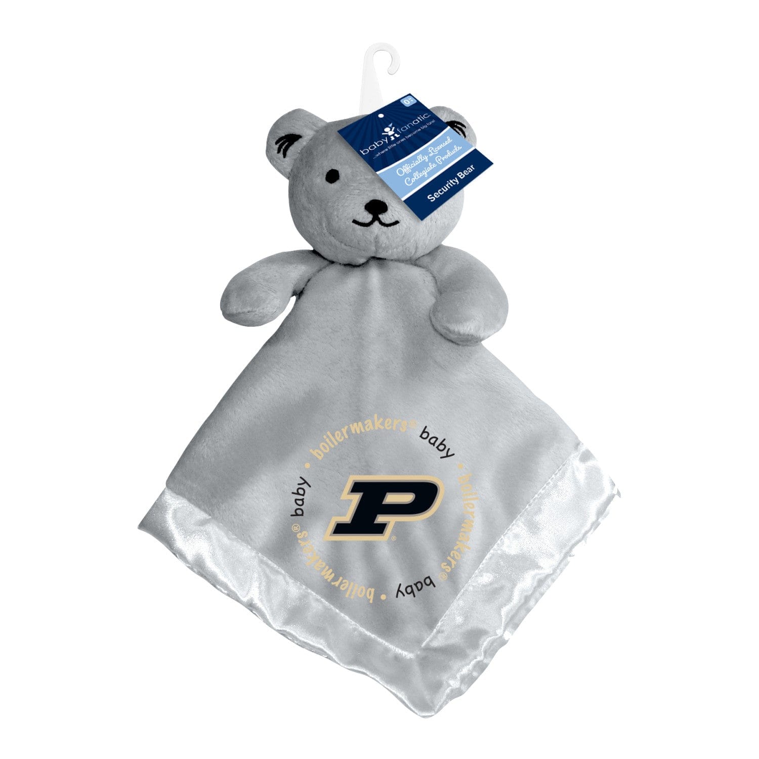 Purdue Boilermakers Security Bear - Gray - Sports Gifts, Sports Memorabilia, Sports Collectibles, Fan Shop