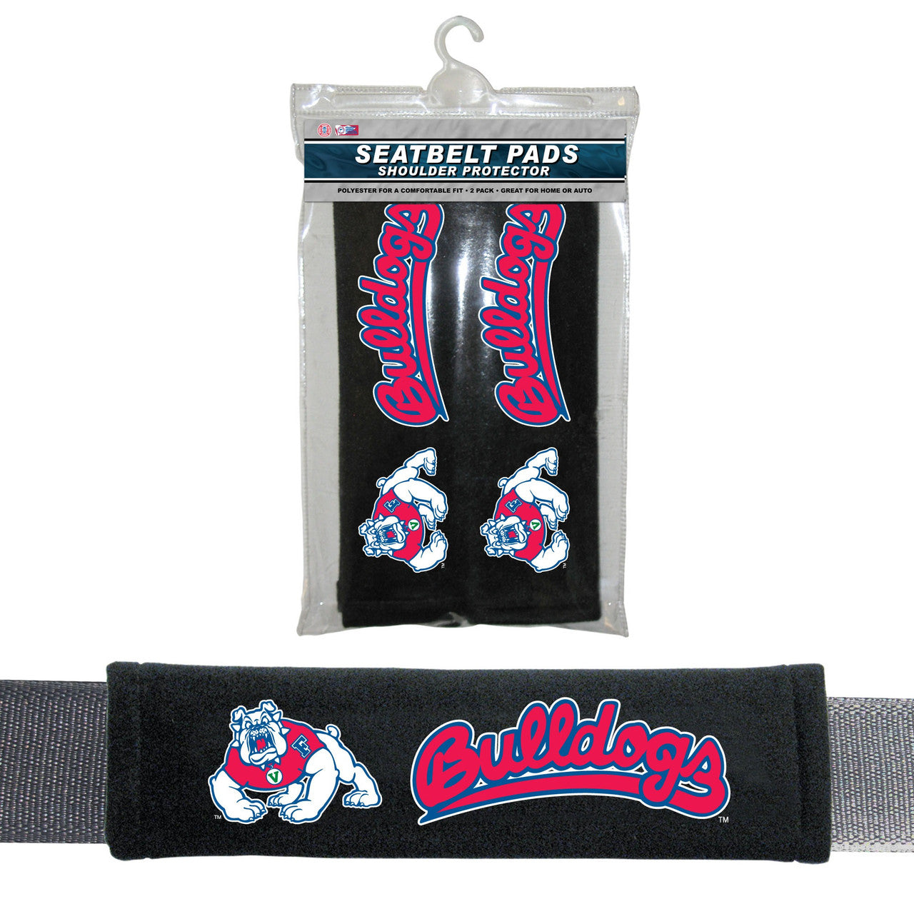 Fresno State Bulldogs Seat Belt Pads CO - Sports Collectibles, Sports Memorabilia, Sports Fan Shop, Sports Gifts