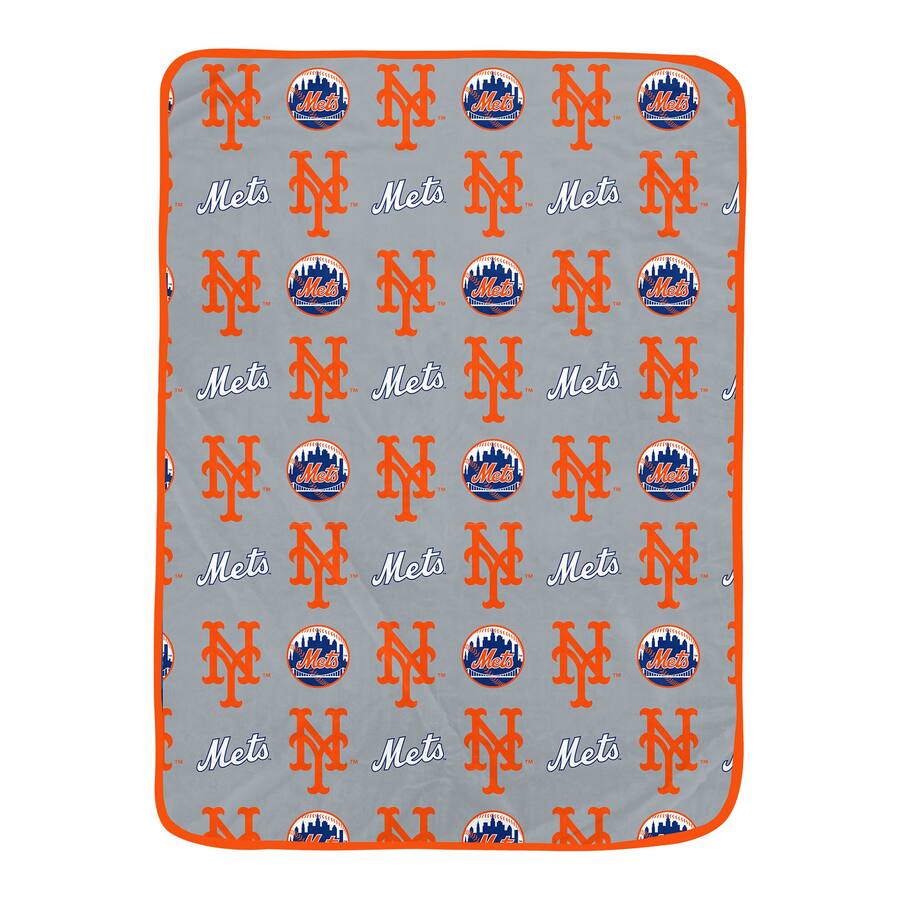 New York Mets 66" x 80" Logo Roll Oversized Ultra Soft Throw Blanket - Sports Gifts, Sports Memorabilia, Sports Collectibles, Fan Shop