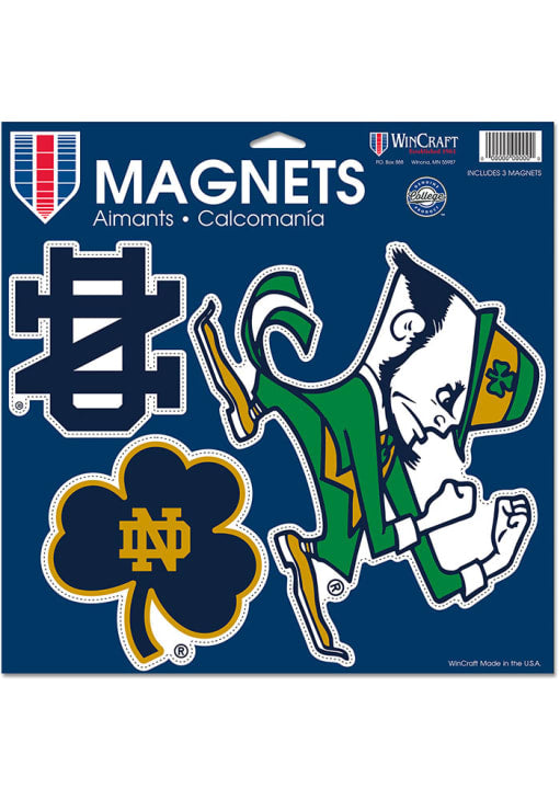 Notre Dame Fighting Irish Vinyl Magnet 11" x 11" - Sports Collectibles, Sports Memorabilia, Sports Fan Shop, Sports Gifts